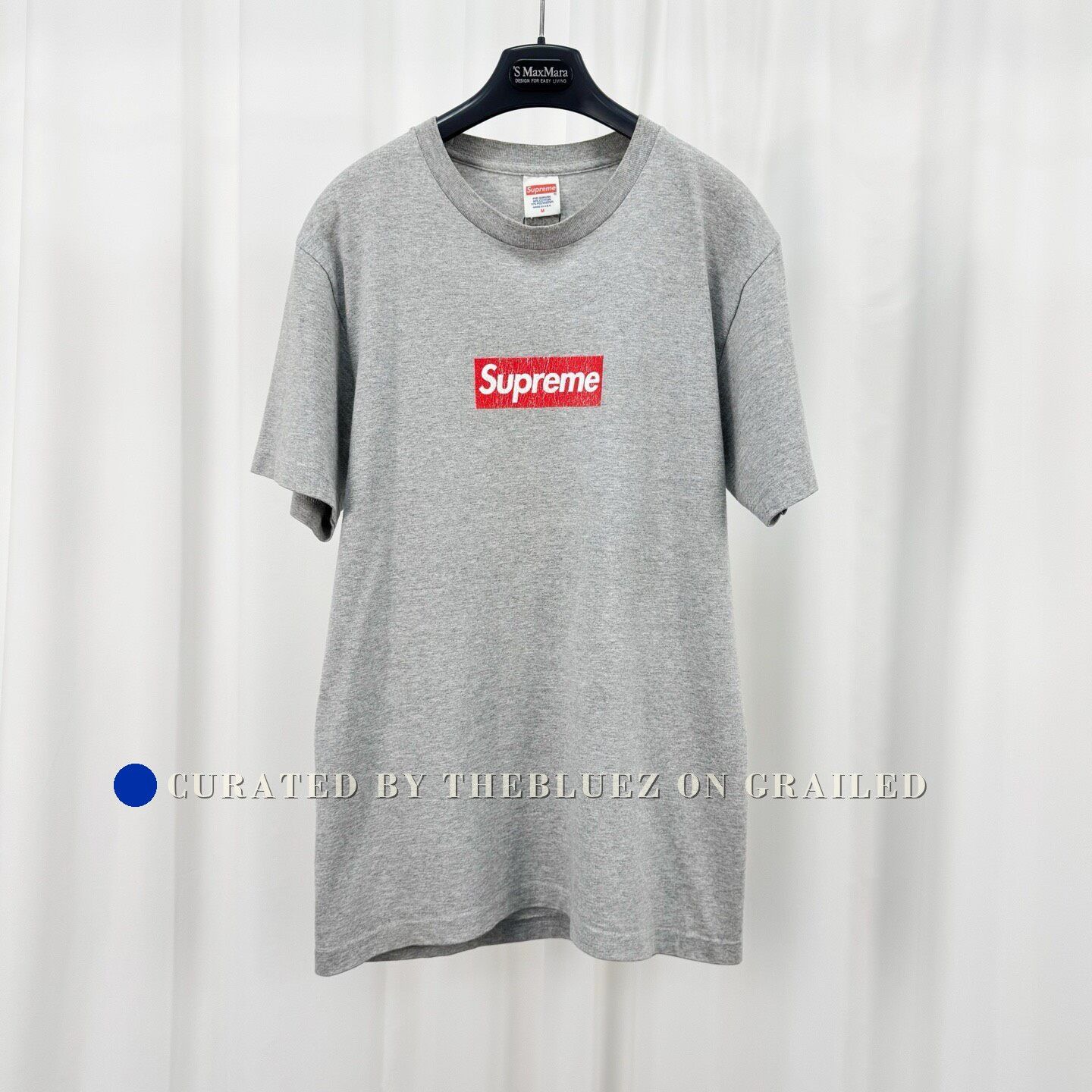 Supreme Supreme 20th anniversary box logo tee ss14 heather grey