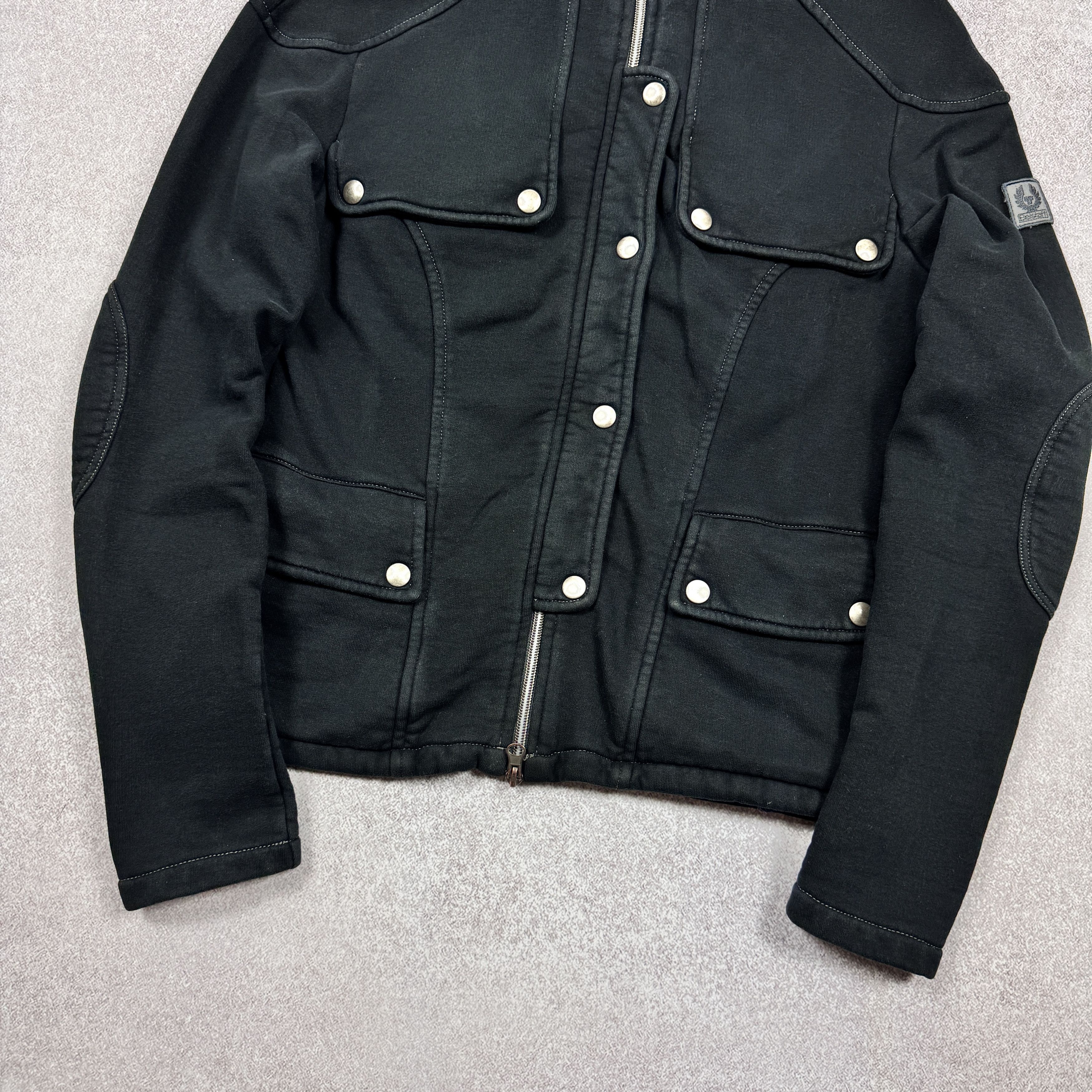 Belstaff Women`s Belstaff Black Big Logo Cotton Jacket Size 46 Size S / US 4 / IT 40 - 7 Thumbnail