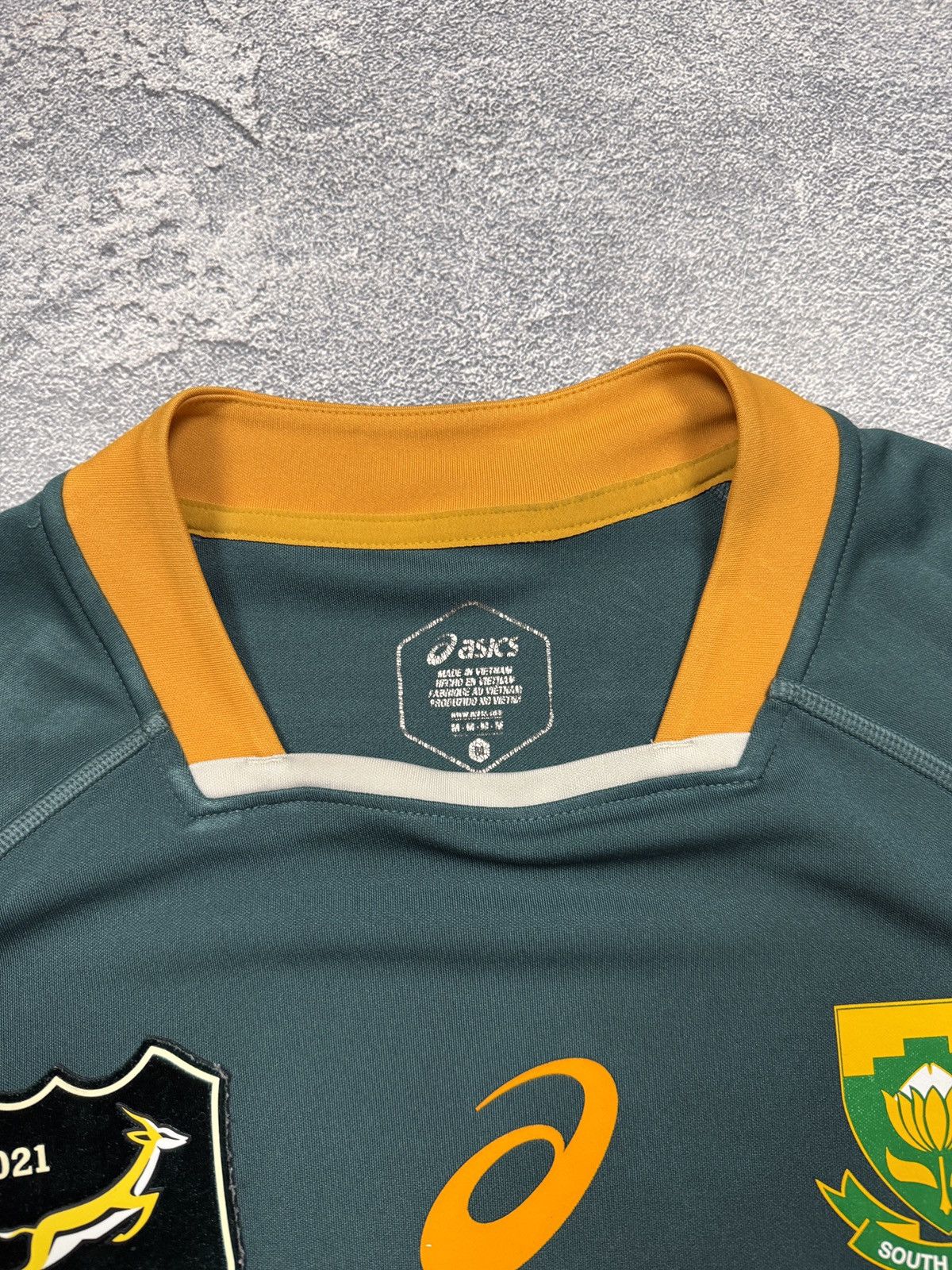 Asics Asics South Africa Rugby Team Jersey Sportswear Size M Size US M / EU 48-50 / 2 - 9 Thumbnail