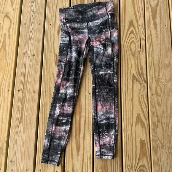 Lululemon Lululemon Speed Up Tight Azurite Poppy Coral Gray Black Size 30" / US 8 / IT 44 - 1 Preview