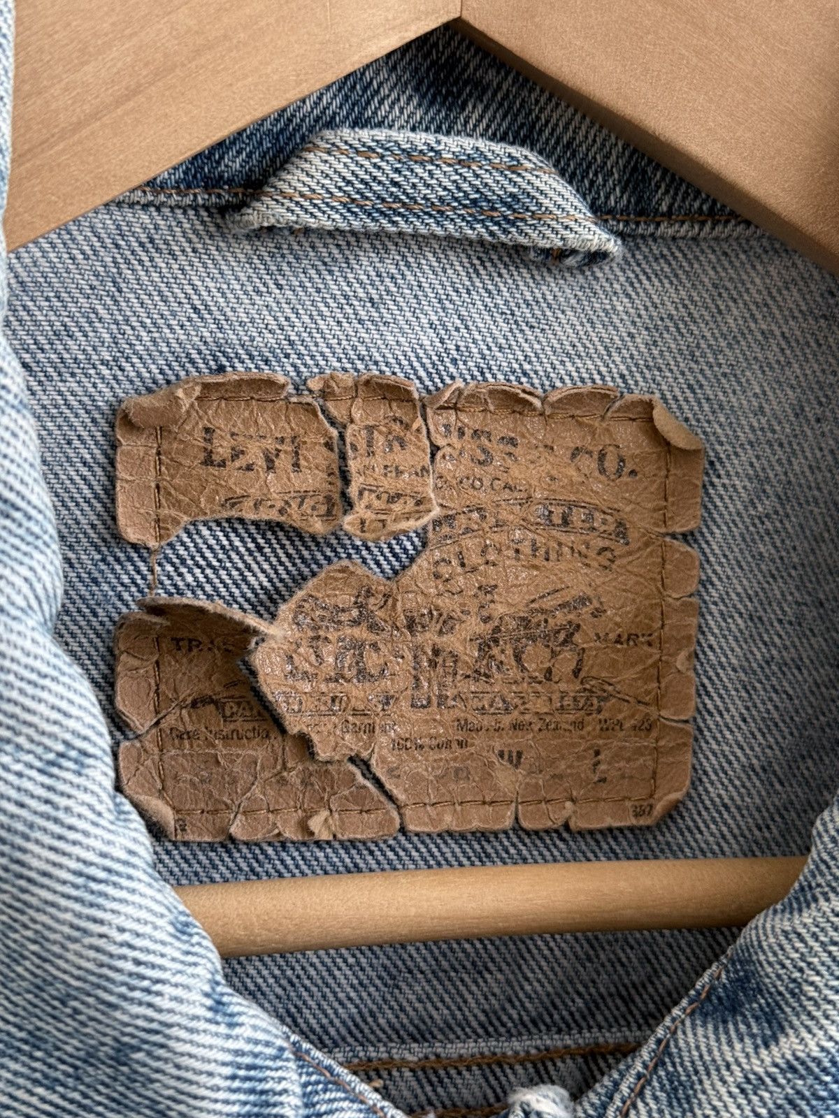 Levi's Vintage 80s Levi’s Orange Tab Washed Denim Jacket Size US L / EU 52-54 / 3 - 9 Thumbnail