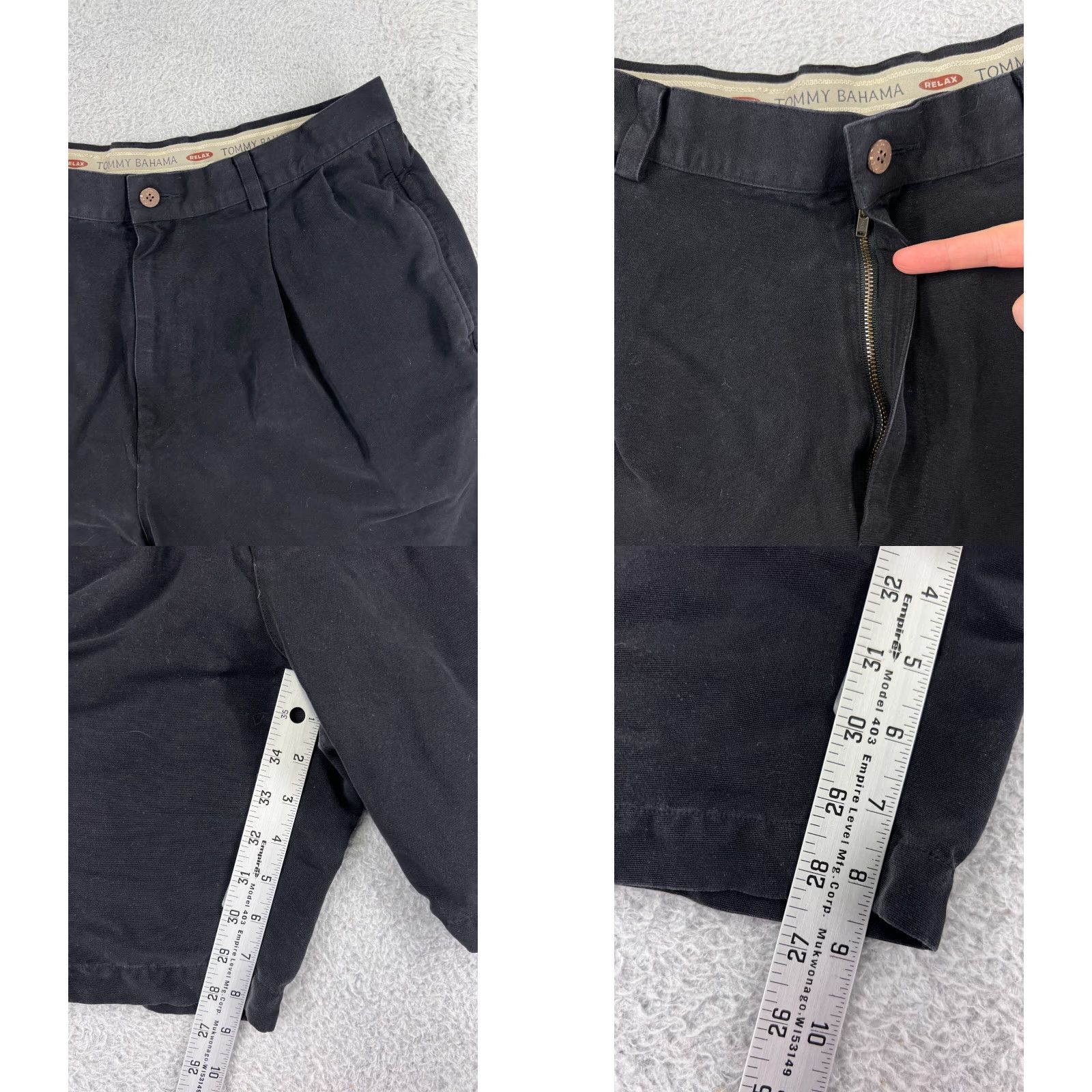 Tommy Bahama Tommy Bahama Shorts Mens 36 Black Silk Pleated Front Relaxed Fit Bermuda Beach Golf Size US 36 / EU 52 - 8 Thumbnail