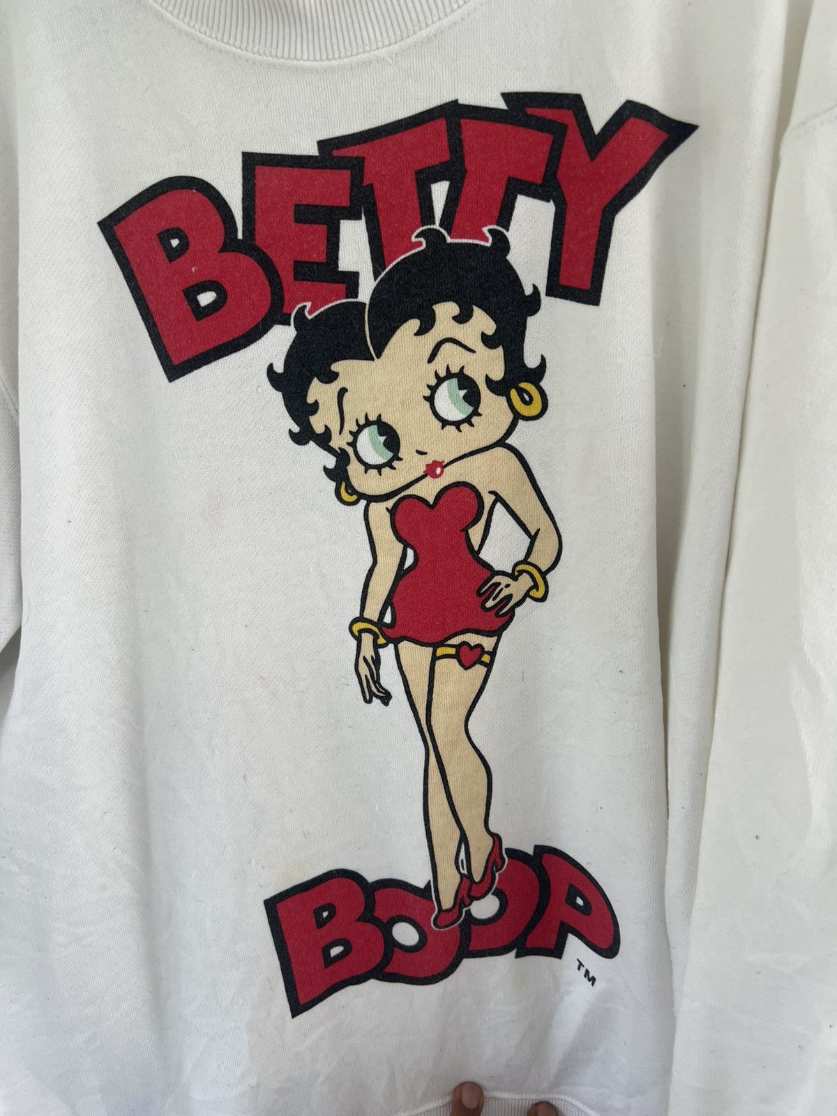 Designer × Vintage Betty Boop sweatshirt Size US L / EU 52-54 / 3 - 3 Thumbnail