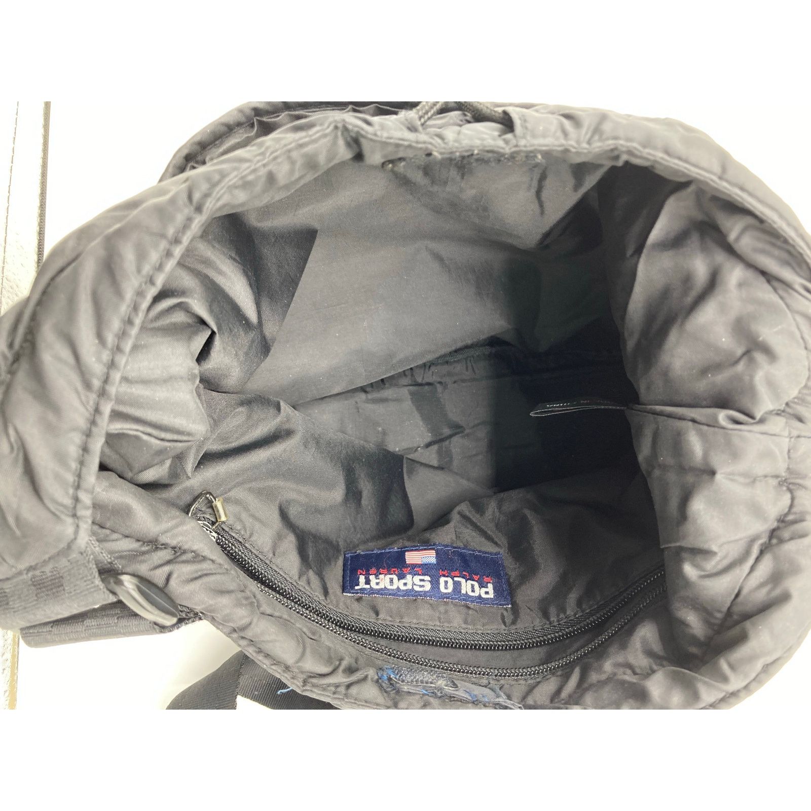 Polo Ralph Lauren Polo Sport Ralph Lauren Black Messenger Bag Crossbody Y2K Size ONE SIZE - 8 Thumbnail