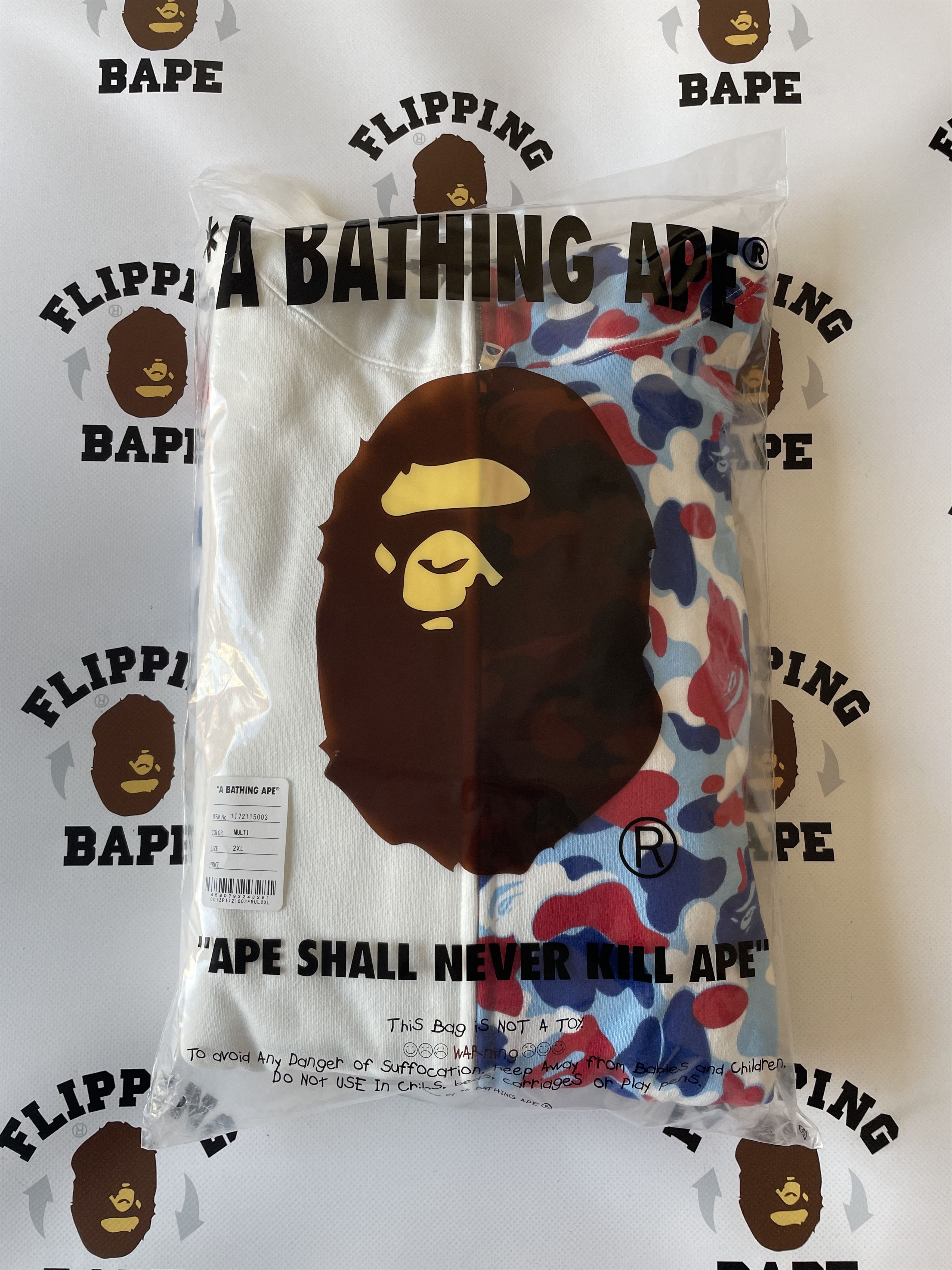 Bape BAPE STORE PARIS 5th ANNIV SHARK FULL ZIP HOODIE Size US XXL / EU 58 / 5 - 17 Thumbnail