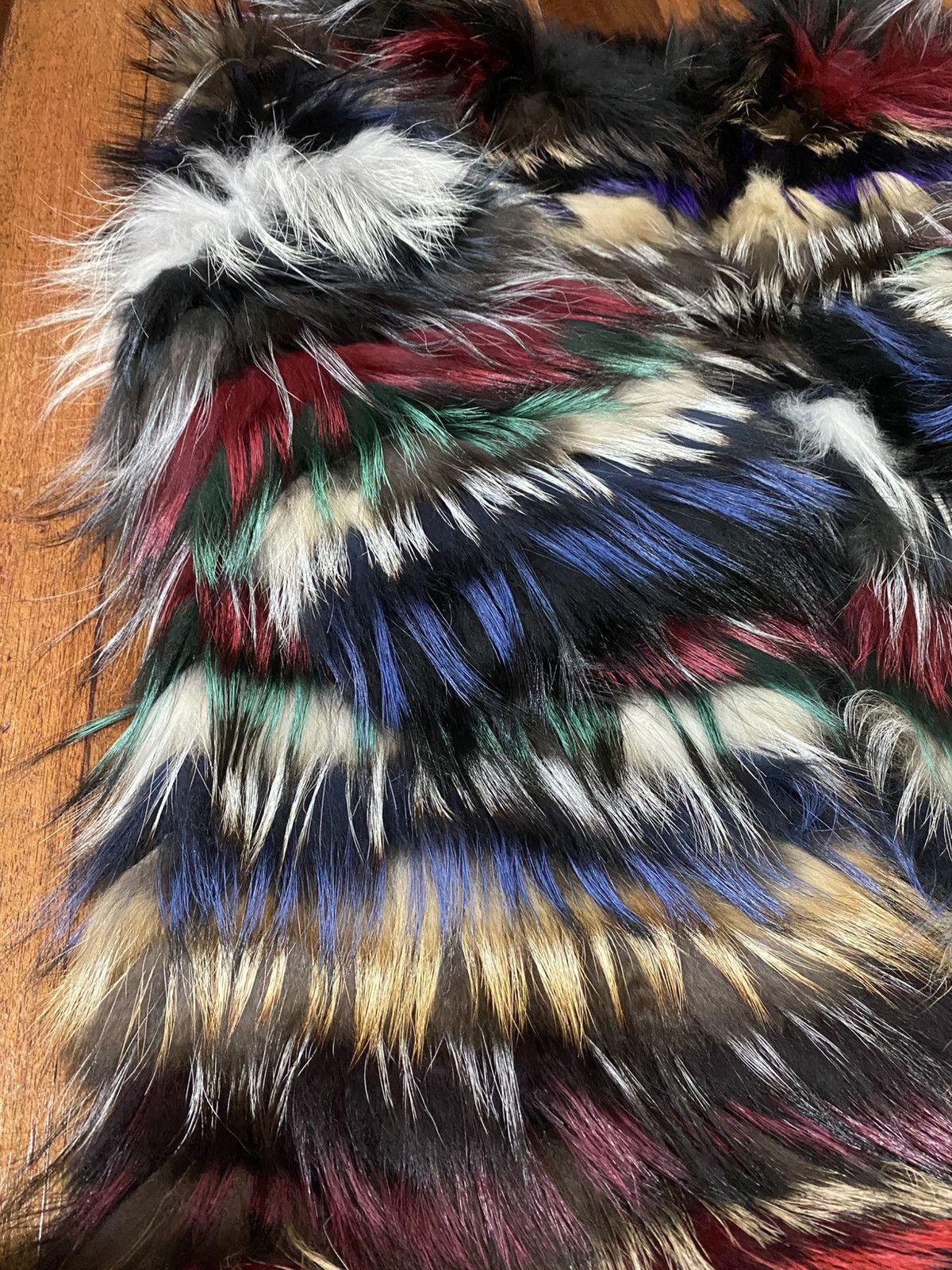 Other Punto Leather & Fur- Multicolor Fox Fur Jacket Size M / US 6-8 / IT 42-44 - 13 Thumbnail