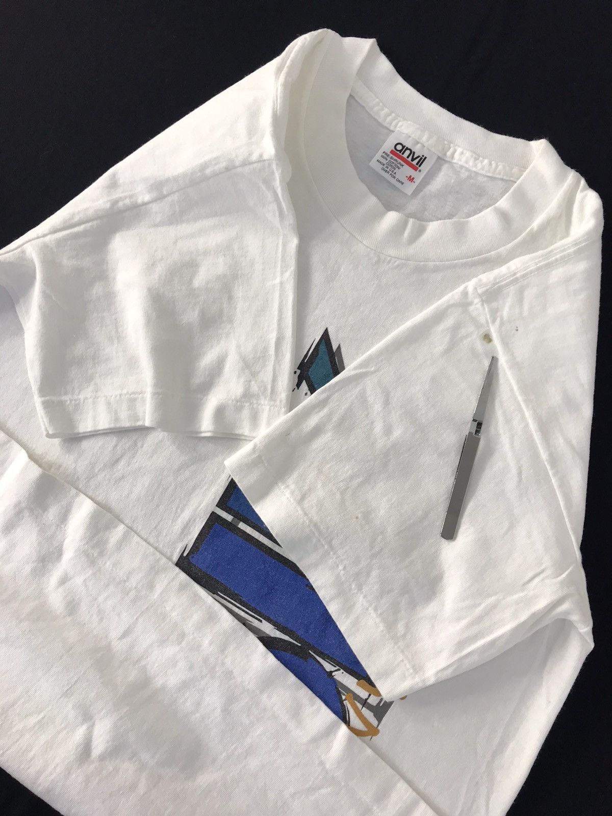 Anvil 90s Anvil Bollè Put’ Em On Your Face Spell Out Printed Tee Size US M / EU 48-50 / 2 - 5 Thumbnail