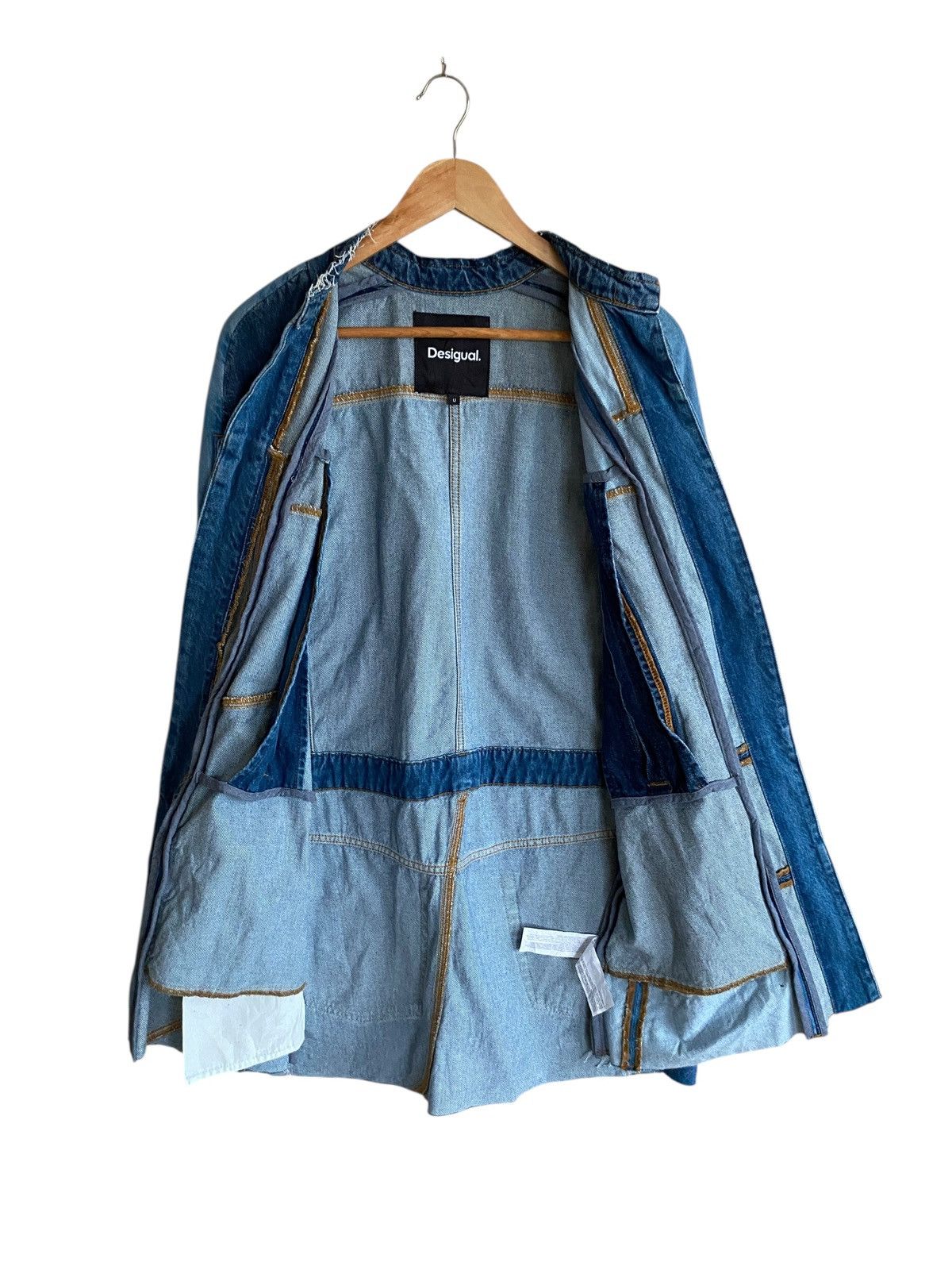 Desigual Vintage Brand Desingual Denim Poncho 2000s Size US XL / EU 56 / 4 - 3 Thumbnail