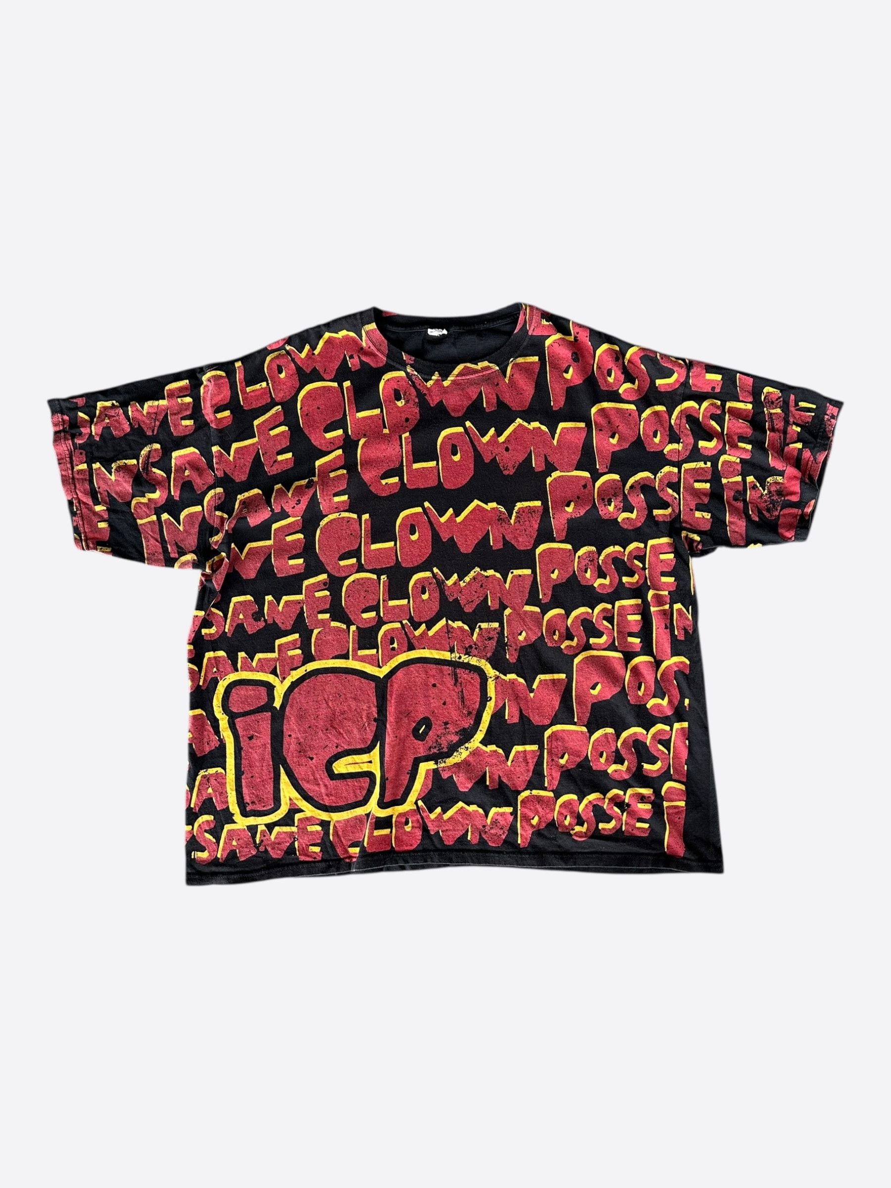 Vintage Vintage Black & Red Insane Clown Posse Graphic T-Shirt Size US XXL / EU 58 / 5 - 1 Thumbnail