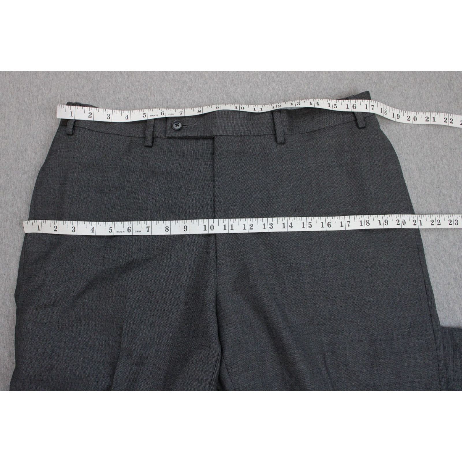 Calvin Klein Calvin Klein Suit Mens 42R Gray 100% Wool 2 Piece Set Size 42R - 15 Thumbnail
