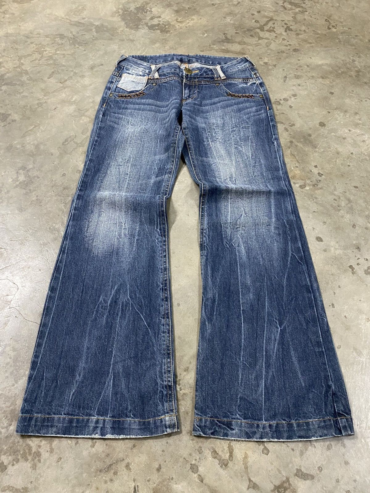 Tornado Mart Flare Jeans Japanese Origenal Japan Brand Denim @293 Size US 30 / EU 46 - 7 Thumbnail