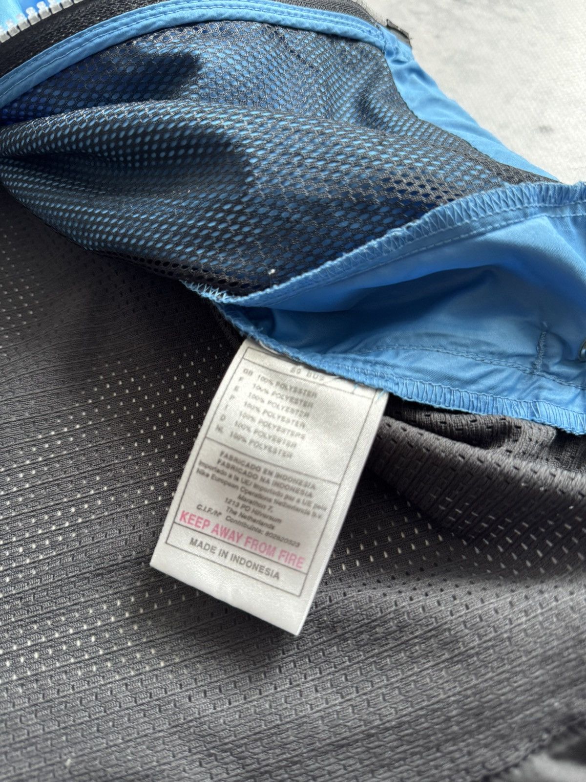 Nike × Vintage Vintage Nike streetwear blue run vest Size US M / EU 48-50 / 2 - 7 Thumbnail