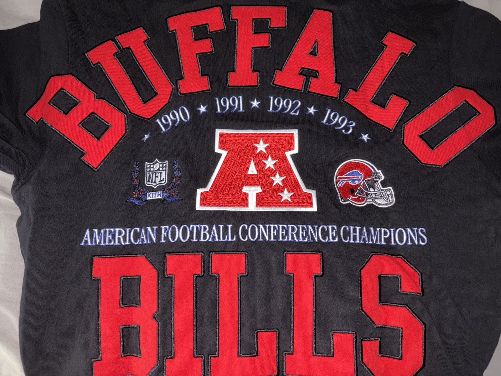 Kith × NFL Kith x NFL Buffalo Bills Vintage Nelson Crewneck Size US L / EU 52-54 / 3 - 2 Thumbnail