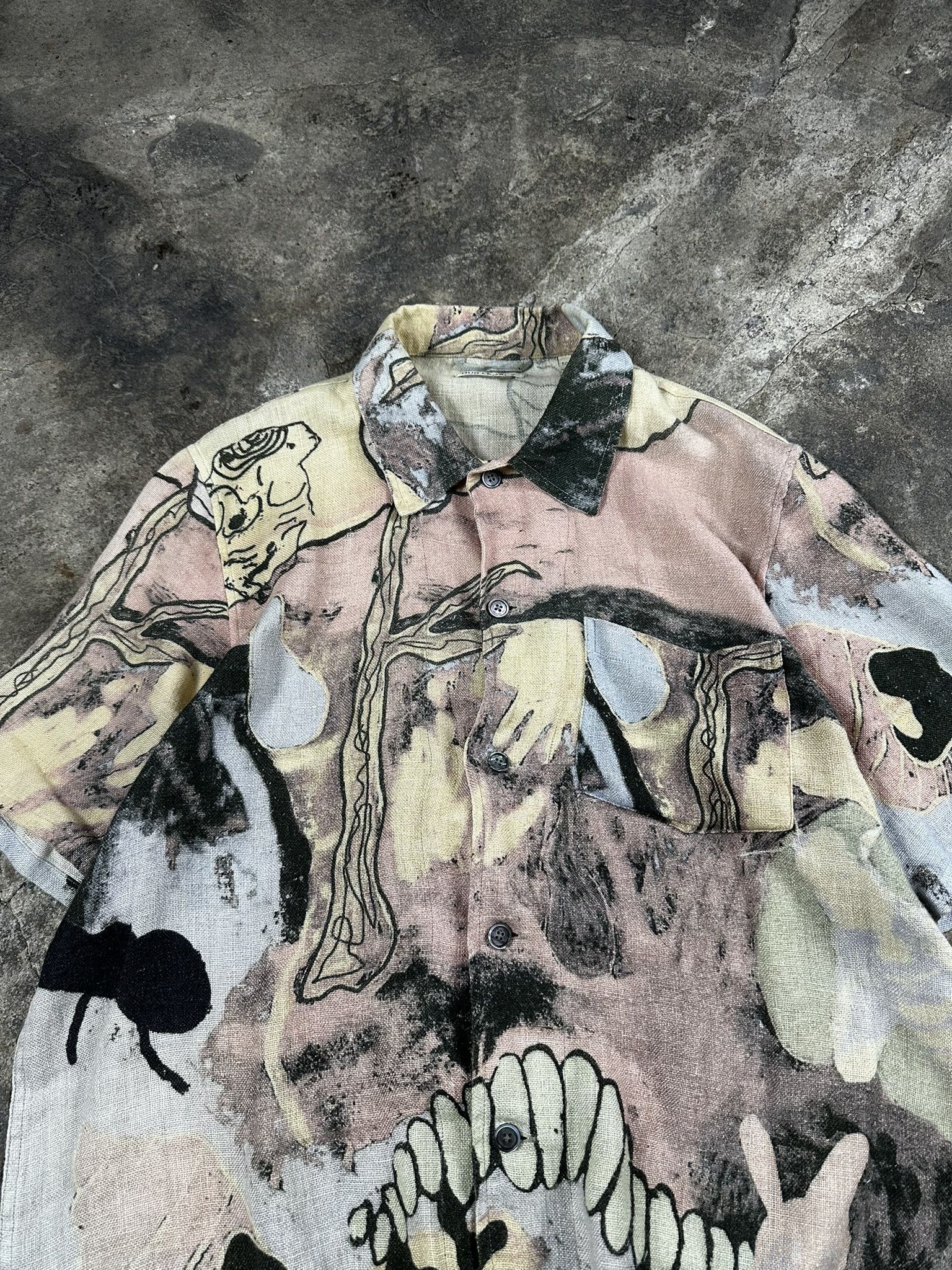 Our Legacy Our Legacy Acid Landscape Box Print Shirt Size US M / EU 48-50 / 2 - 2 Thumbnail