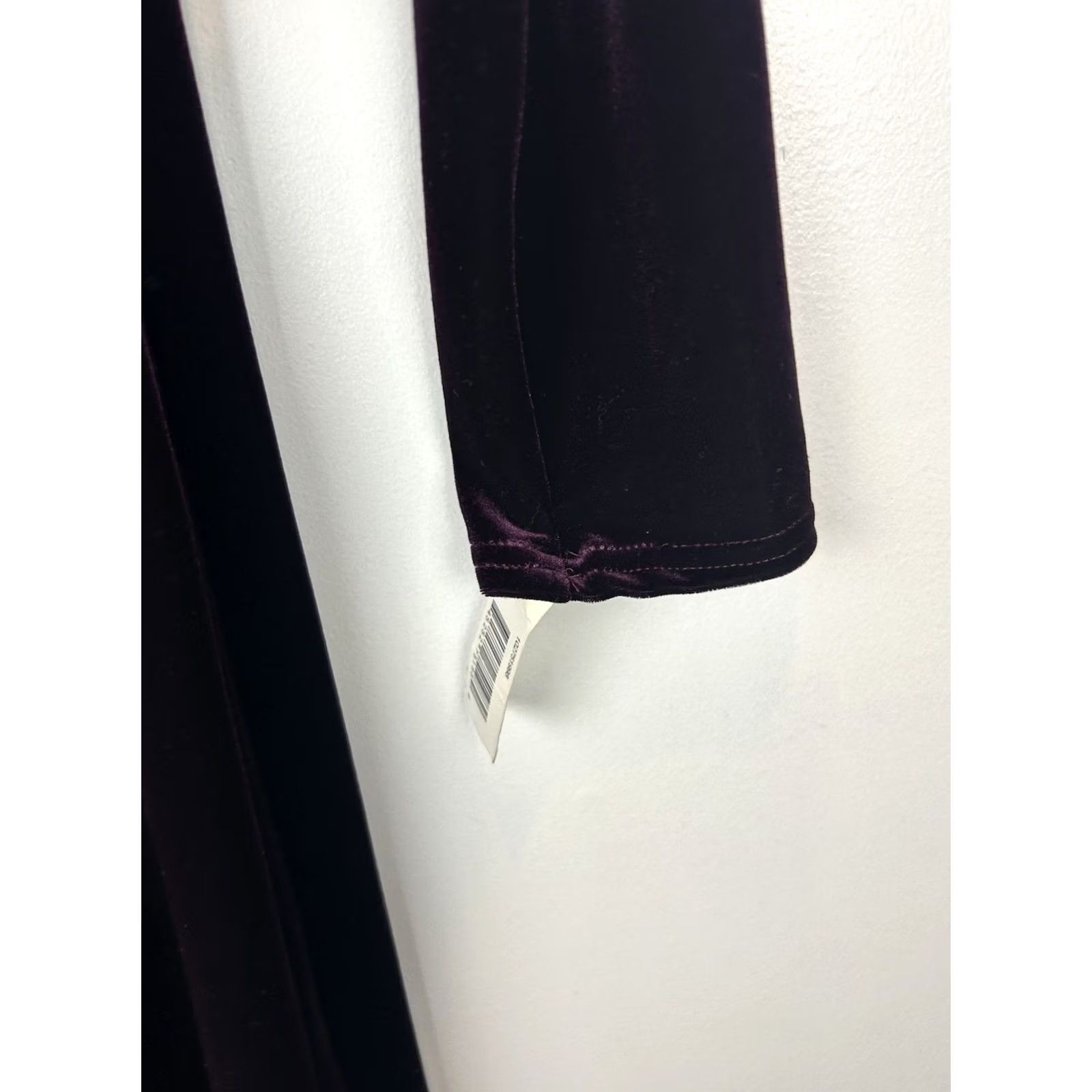 Velour Melodee Purple Velour Dress Midi Womens 10 Shift Casual Event Size L / US 10 / IT 46 - 6 Thumbnail