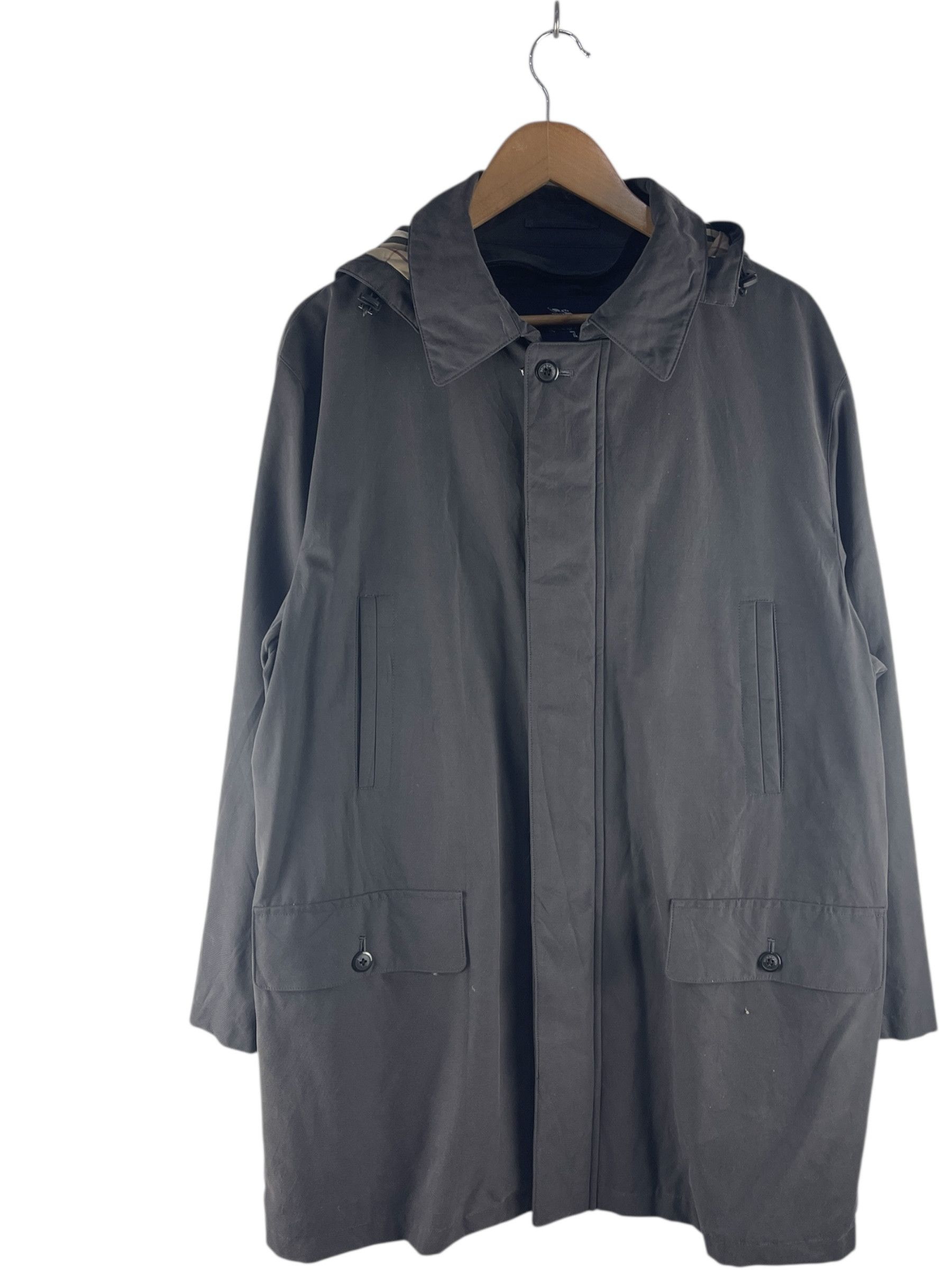Burberry Burberry London Hooded Coat Jacket Size L / US 10 / IT 46 - 1 Thumbnail