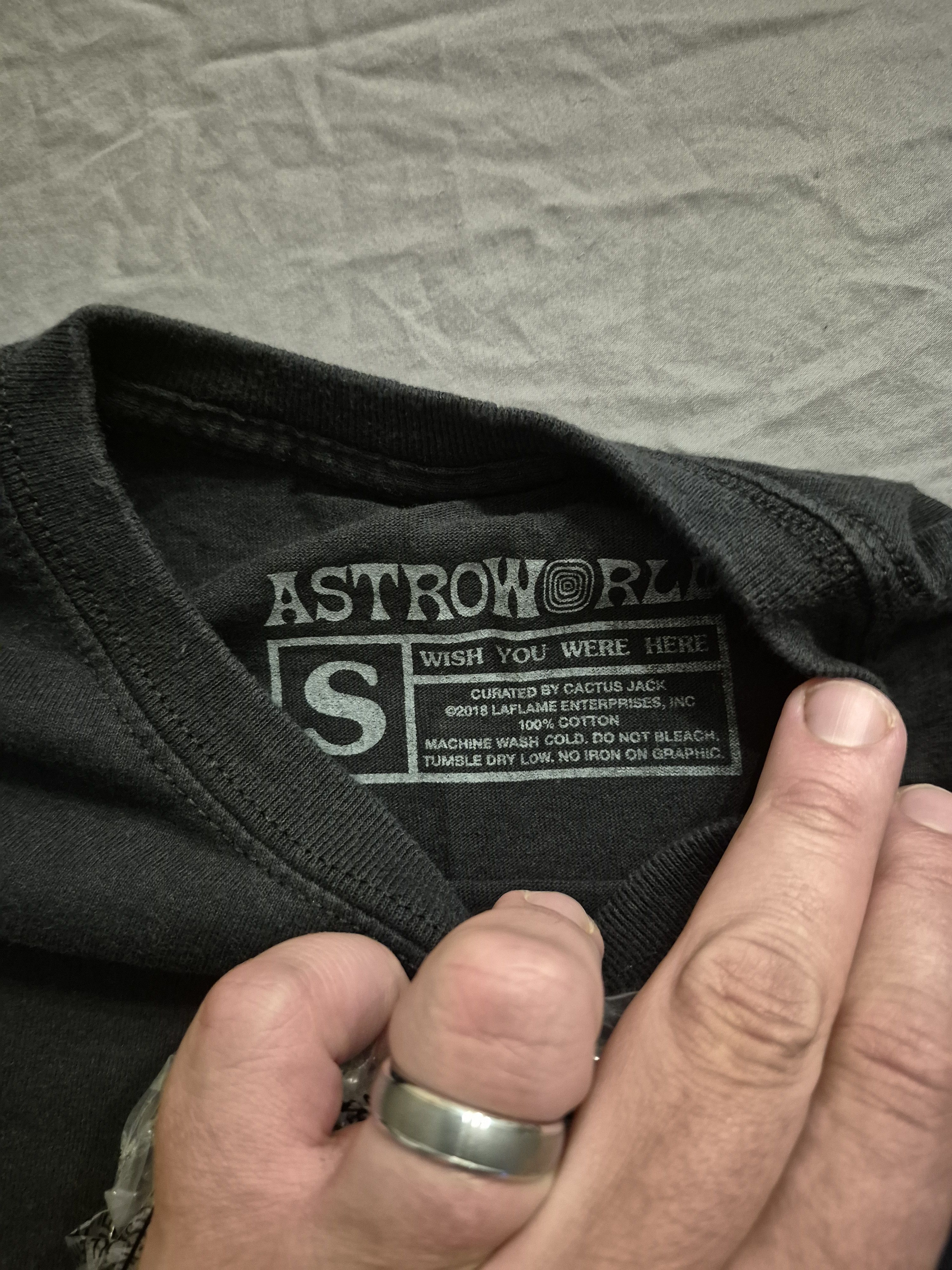 Travis Scott Travis Scott AstroWorld Tee Shirt Size Small Size US S / EU 44-46 / 1 - 3 Thumbnail