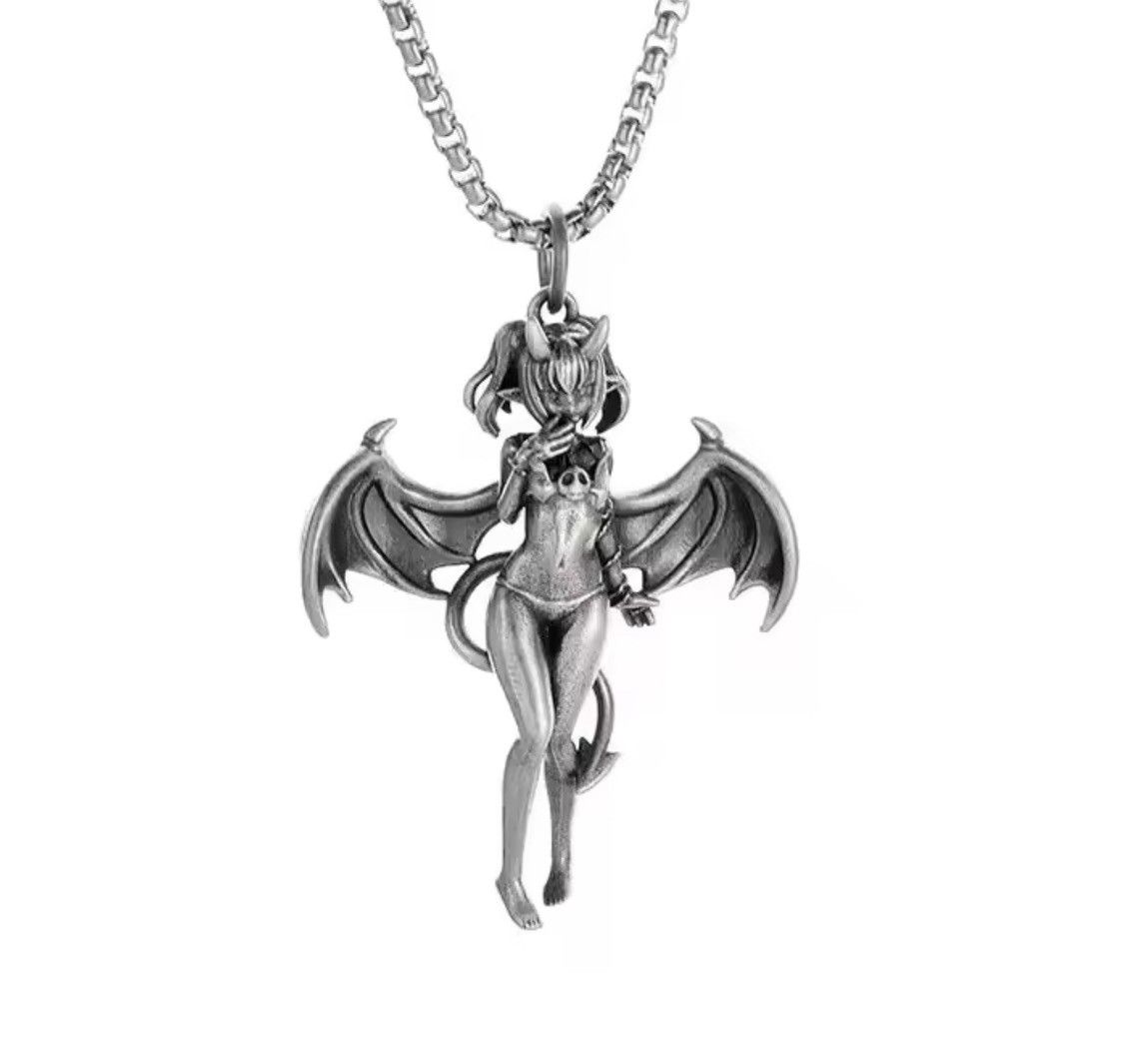 Jewelry Punk Necklace Gothic Chain Size ONE SIZE - 5 Thumbnail