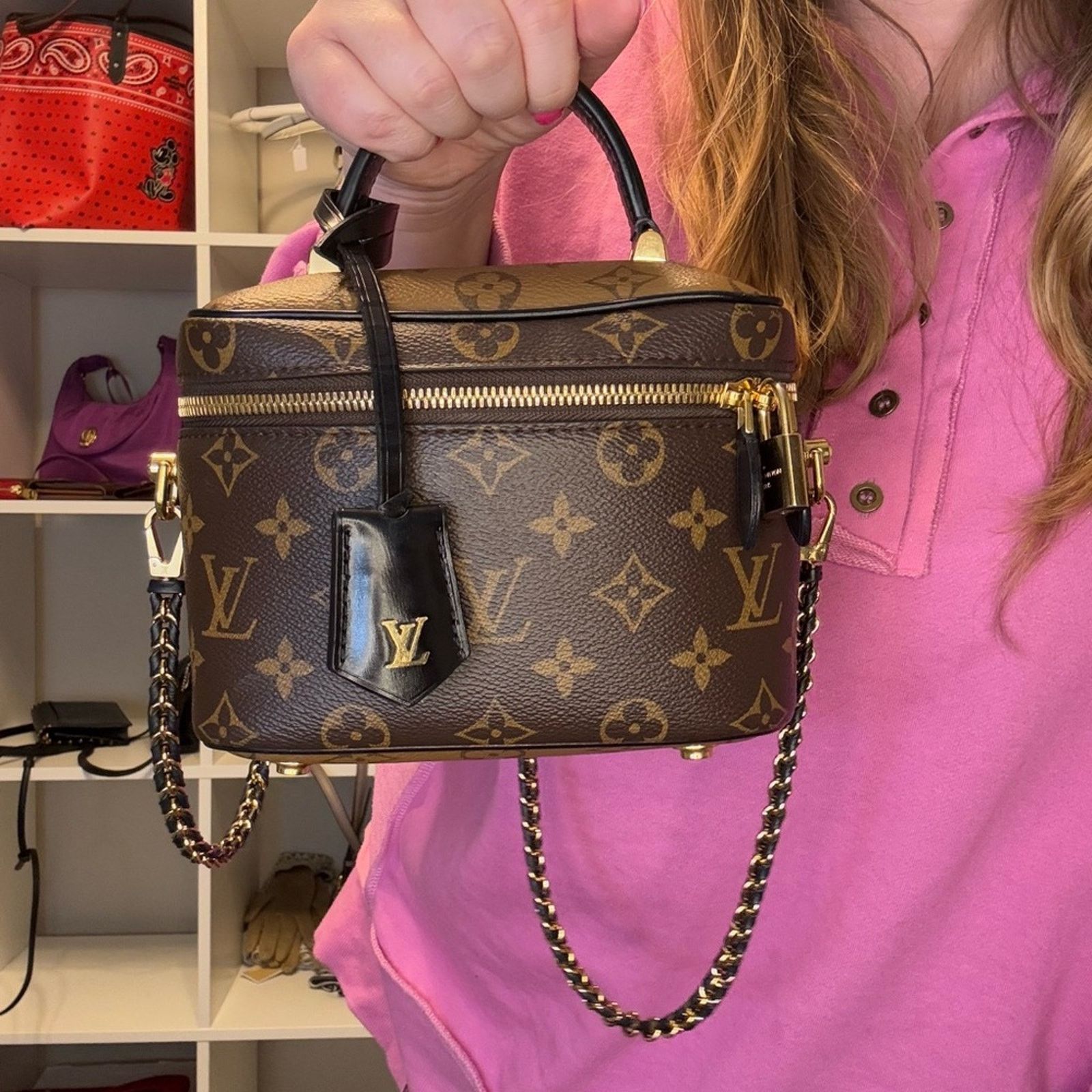 Louis Vuitton Louis Vuitton Vanity PM Reverse Monogram Chain Leather Strap Size ONE SIZE - 5 Thumbnail