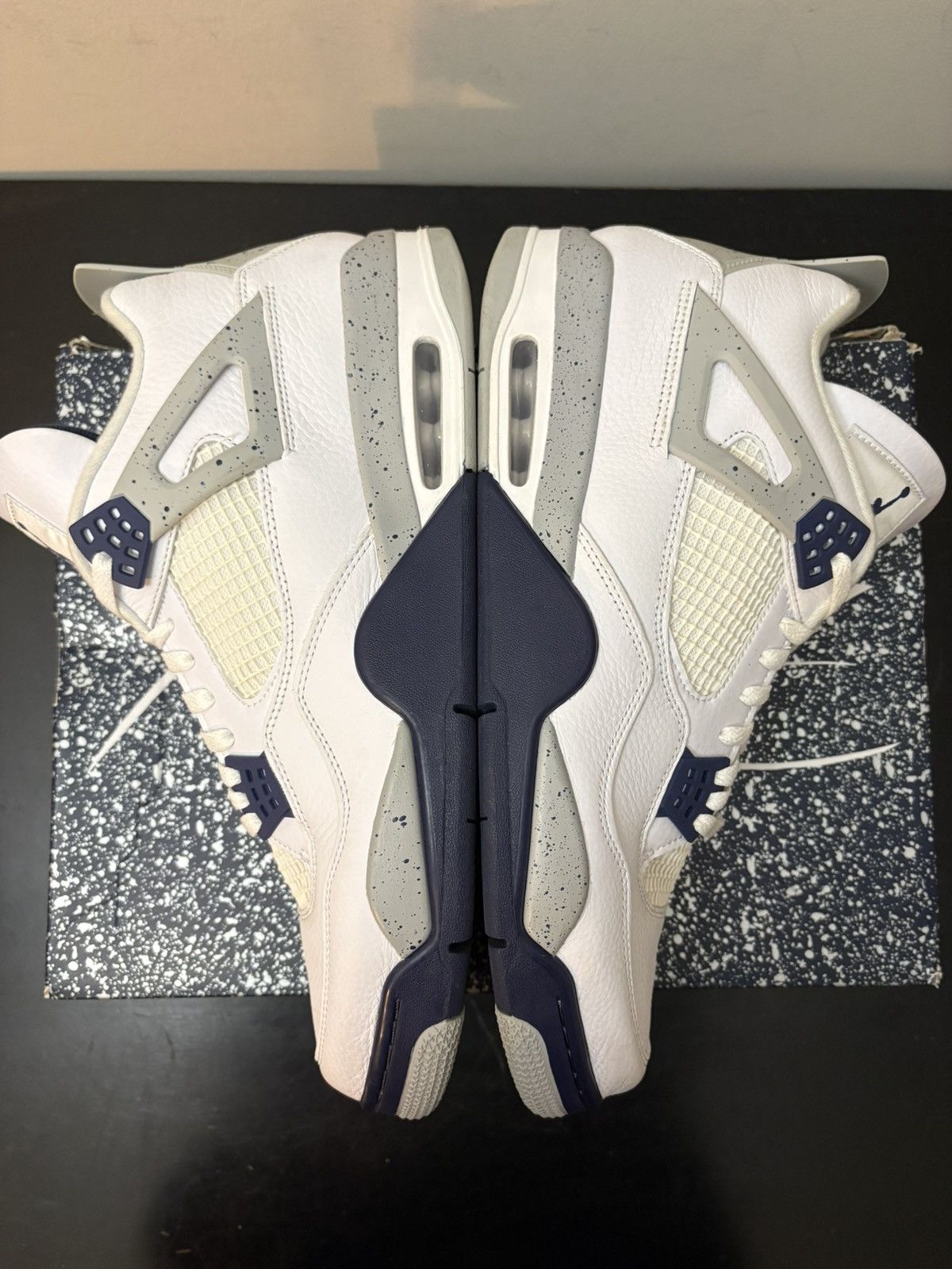 Jordan Brand Nike Jordan 4 Retro Midnight Navy Size US 15 / EU 48 - 4 Thumbnail