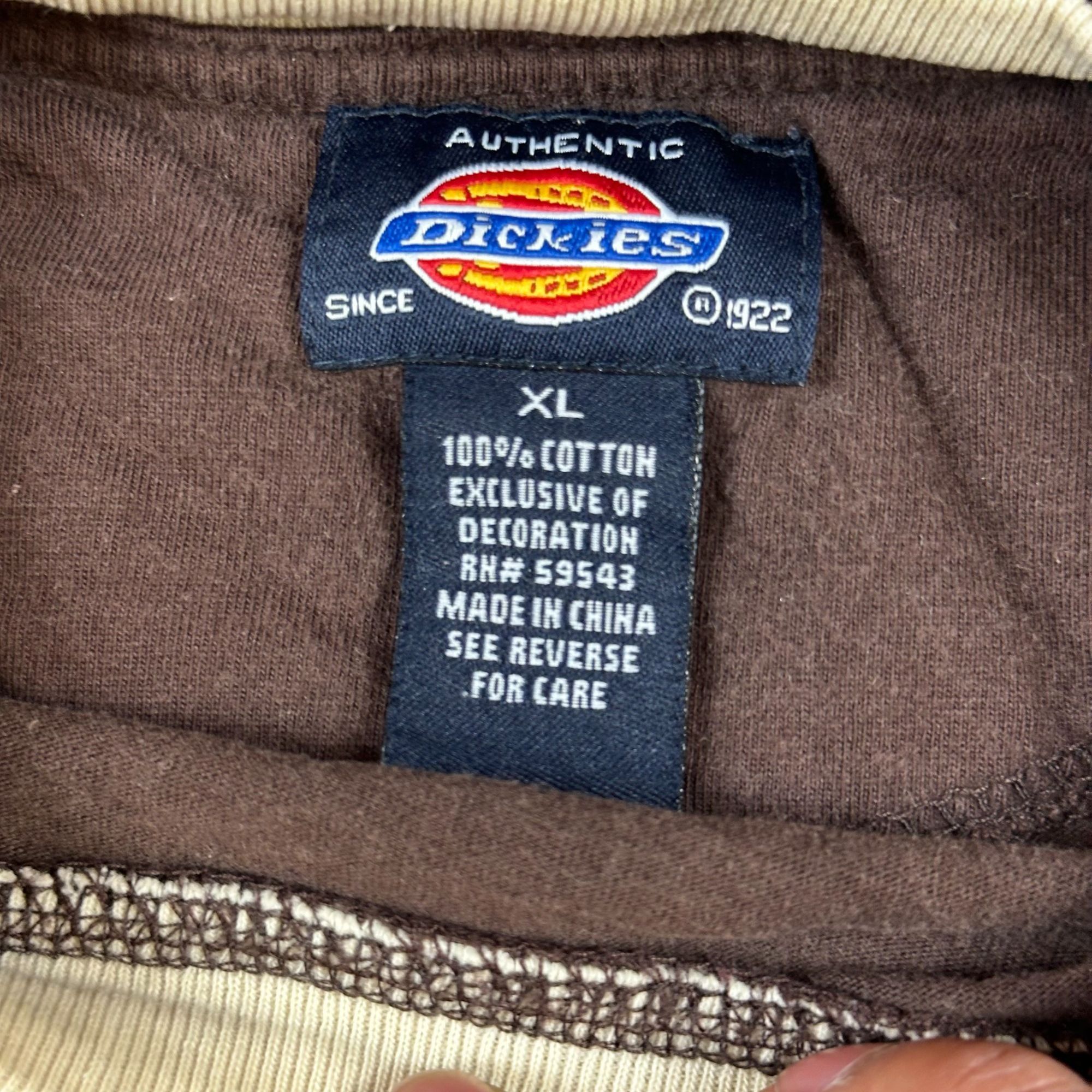 Dickies Vintage Dickies Double Layered Tee (XL) Size US XL / EU 56 / 4 - 3 Thumbnail