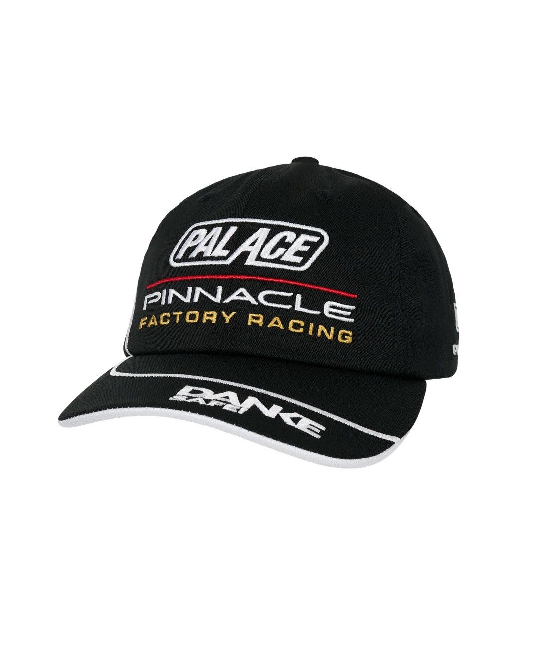 Palace Palace Danke 6 Panel Hat Black Size ONE SIZE - 1 Thumbnail