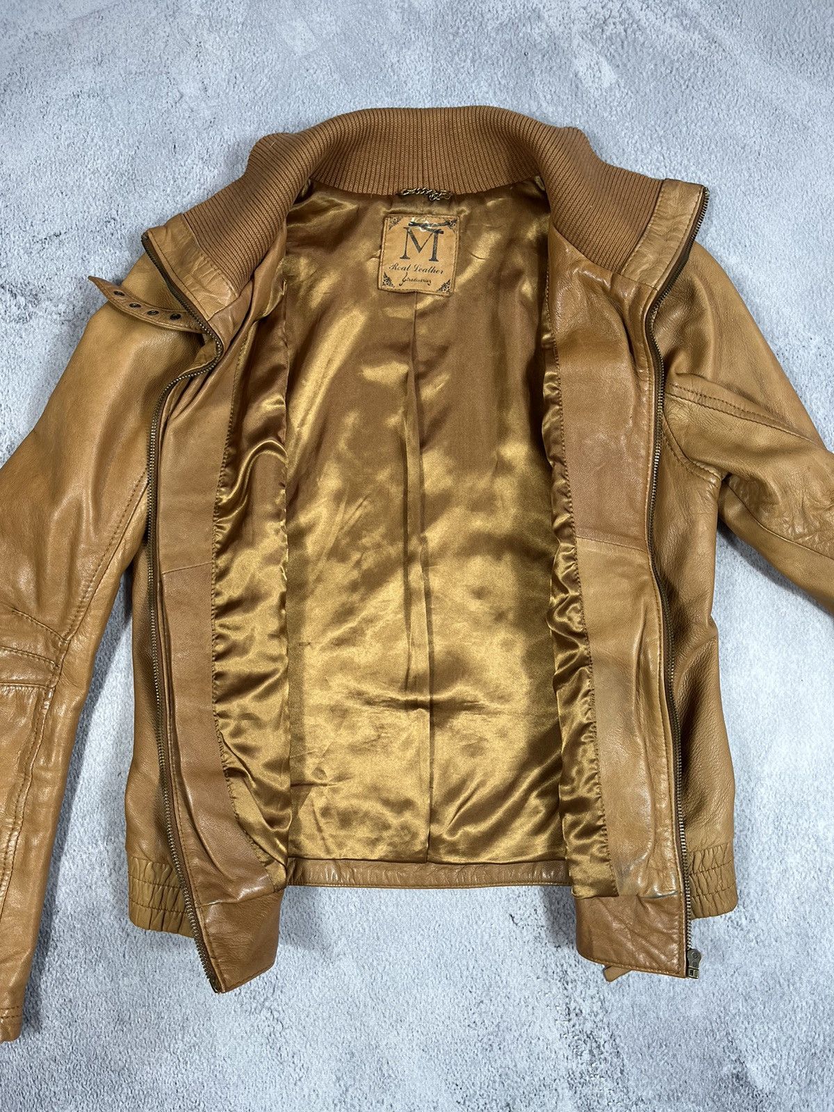 Leather Vintage Y2K Japanese Aviator Leather Jacket Bomber M Size M / US 6-8 / IT 42-44 - 5 Thumbnail