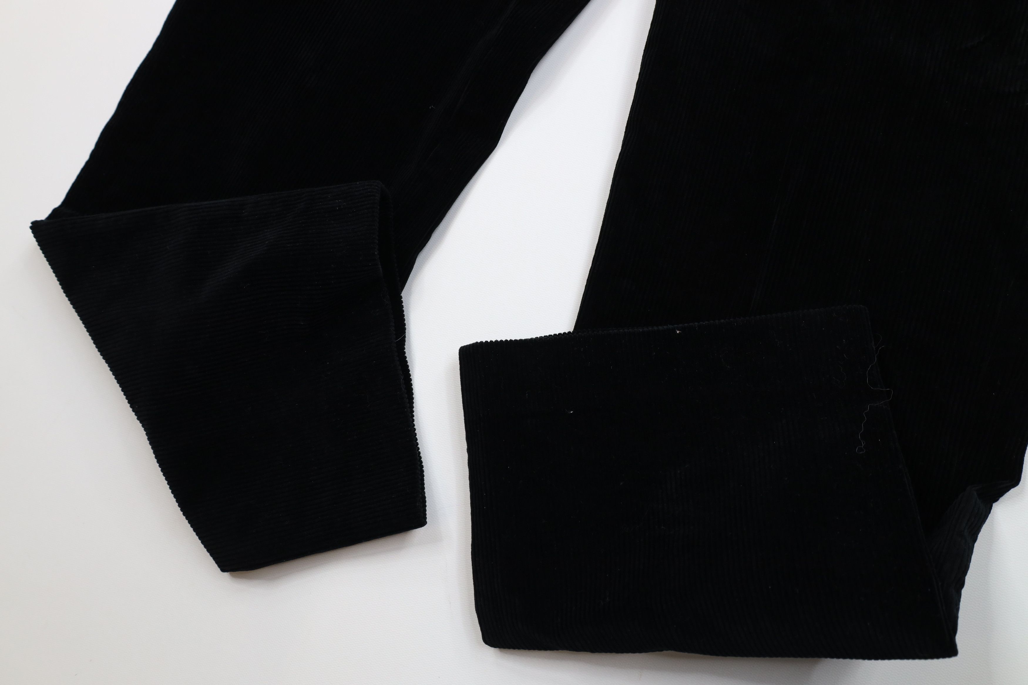 Ralph Lauren Vintage 90s Ralph Lauren Heavy Wide Leg Corduroy Pants Black Size US 36 / EU 52 - 6 Thumbnail