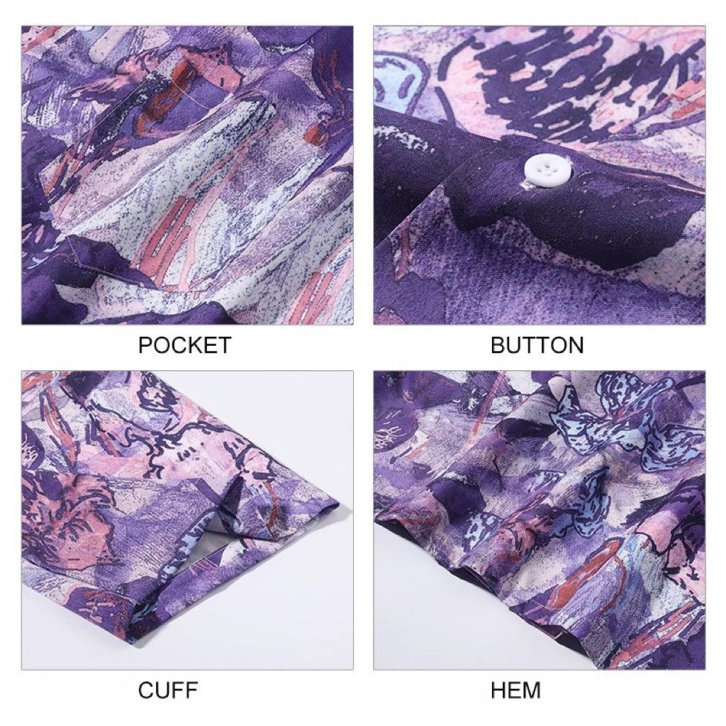 Other Graffiti Button Up Short Sleeve Shirt Size US M / EU 48-50 / 2 - 2 Thumbnail