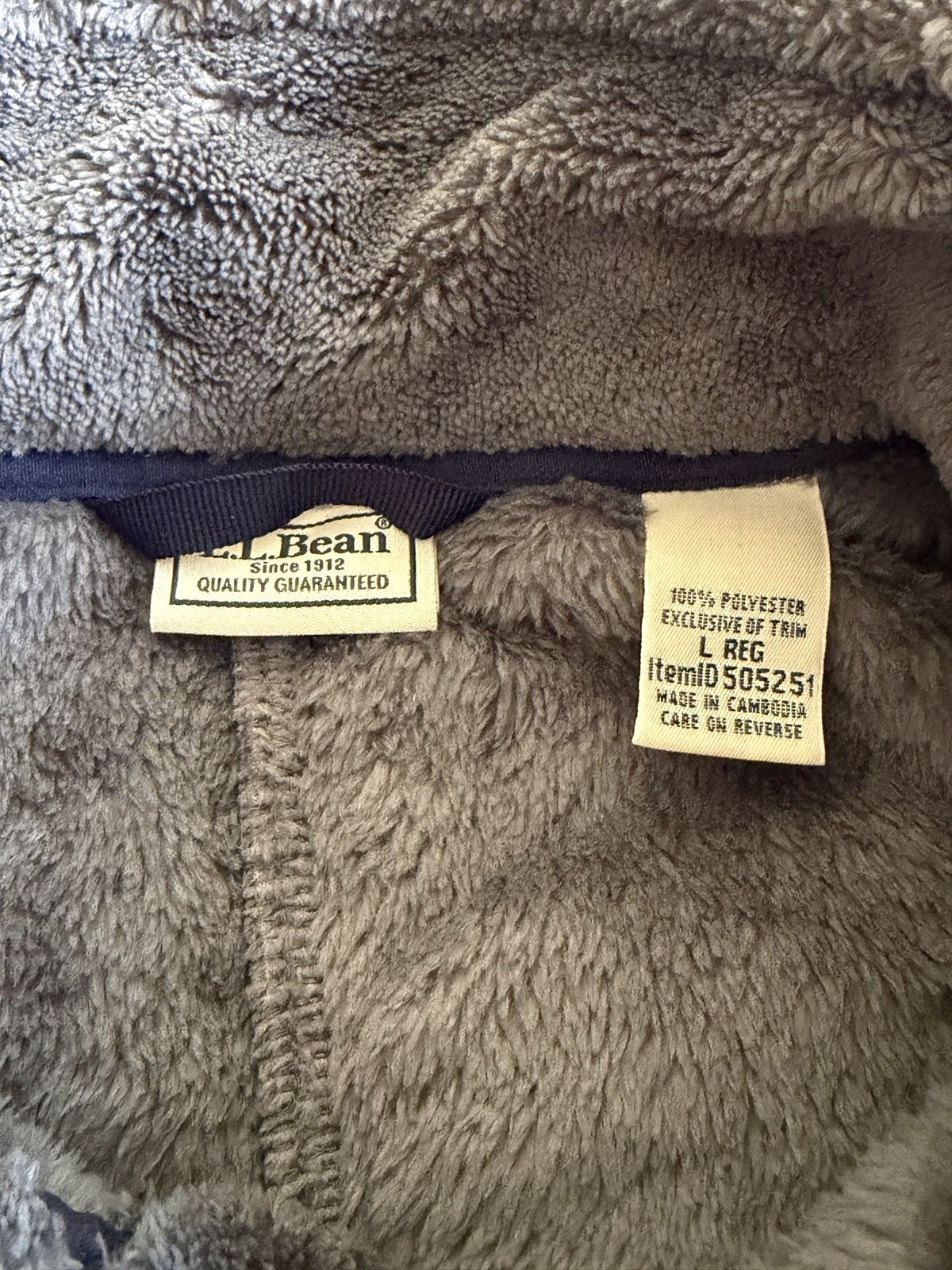 L.L. Bean LL Bean Hi Pile Fleece Zip Jacket Size US L / EU 52-54 / 3 - 3 Thumbnail