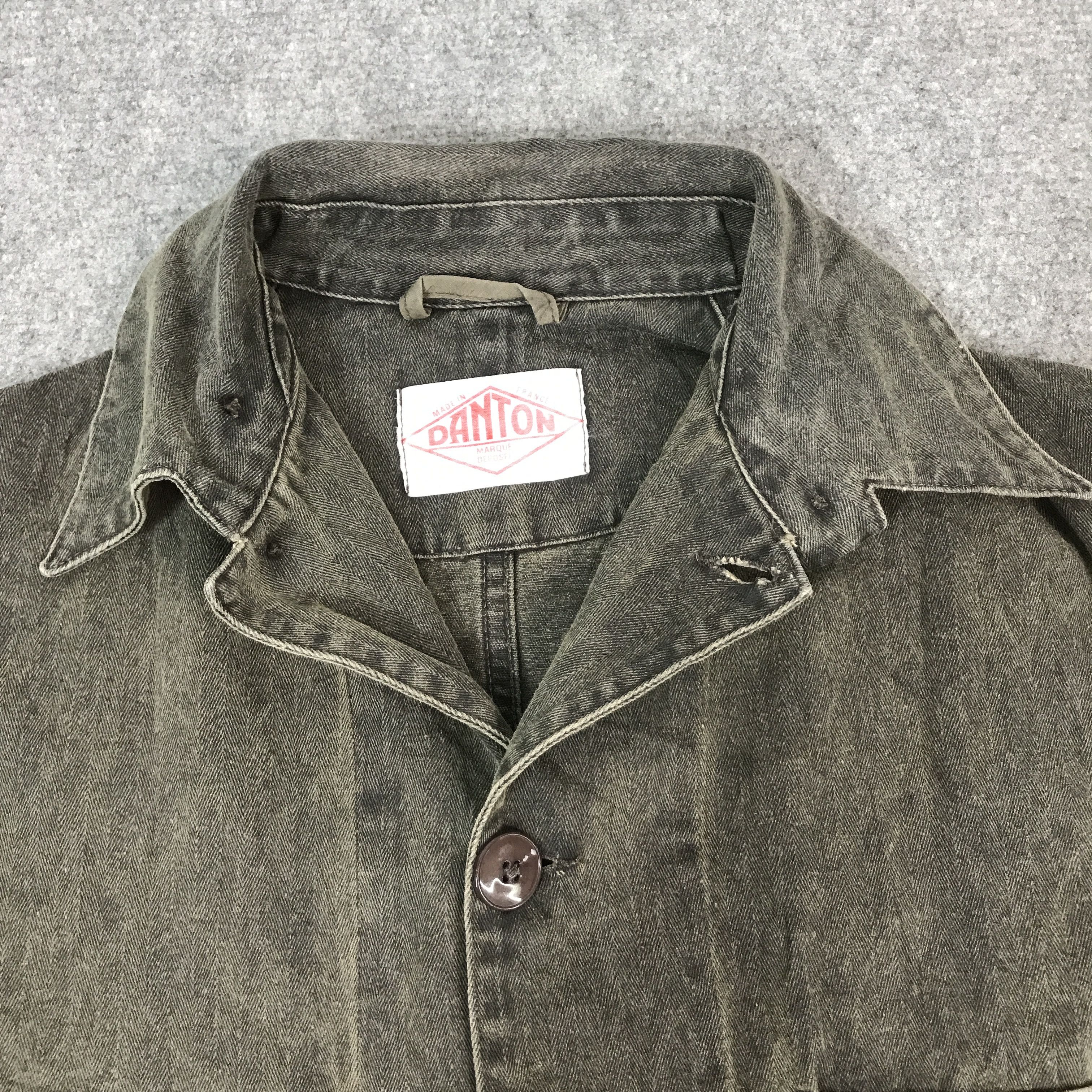 Danton Danton Button Up Jacket Design Black faded Size US M / EU 48-50 / 2 - 8 Thumbnail