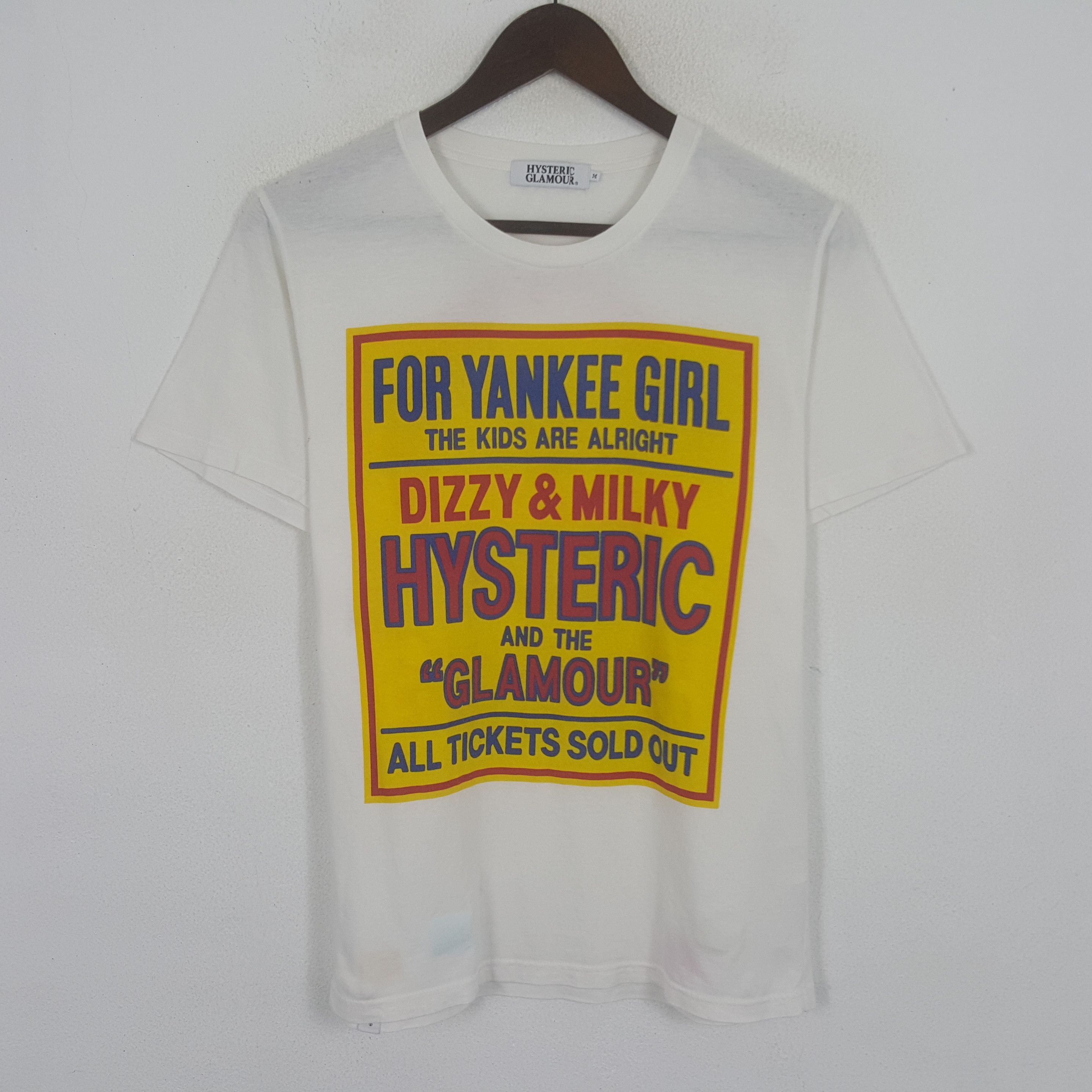 Hysteric Glamour × Japanese Brand × Vintage Vintage Hysteric Glamour Custom Big Logo Art Tshirt Size US M / EU 48-50 / 2 - 1 Thumbnail
