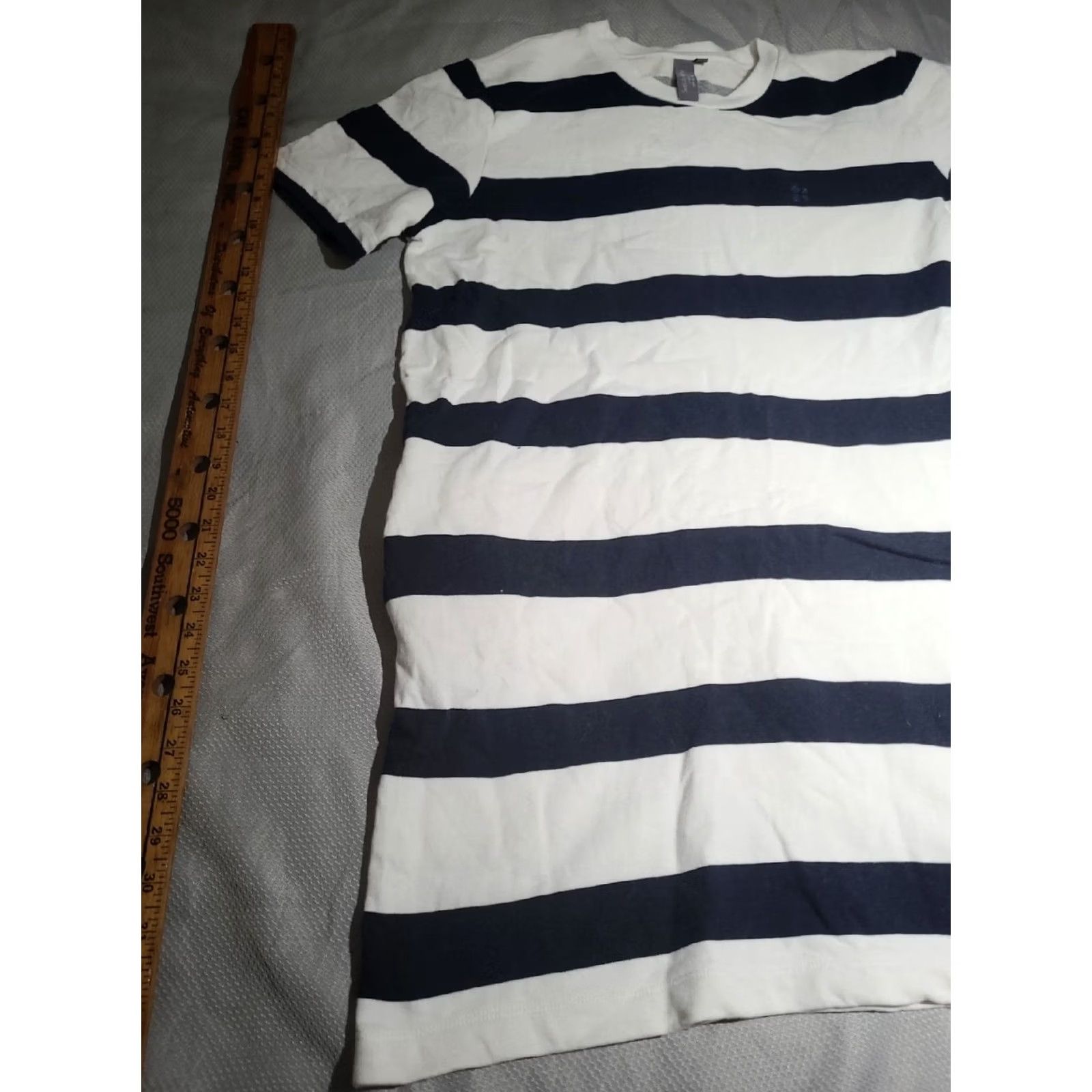 Sweaty Betty Sweaty Betty Dress Womens Small Blue White Cotton Essential Striped Pocket Size S / US 4 / IT 40 - 3 Thumbnail
