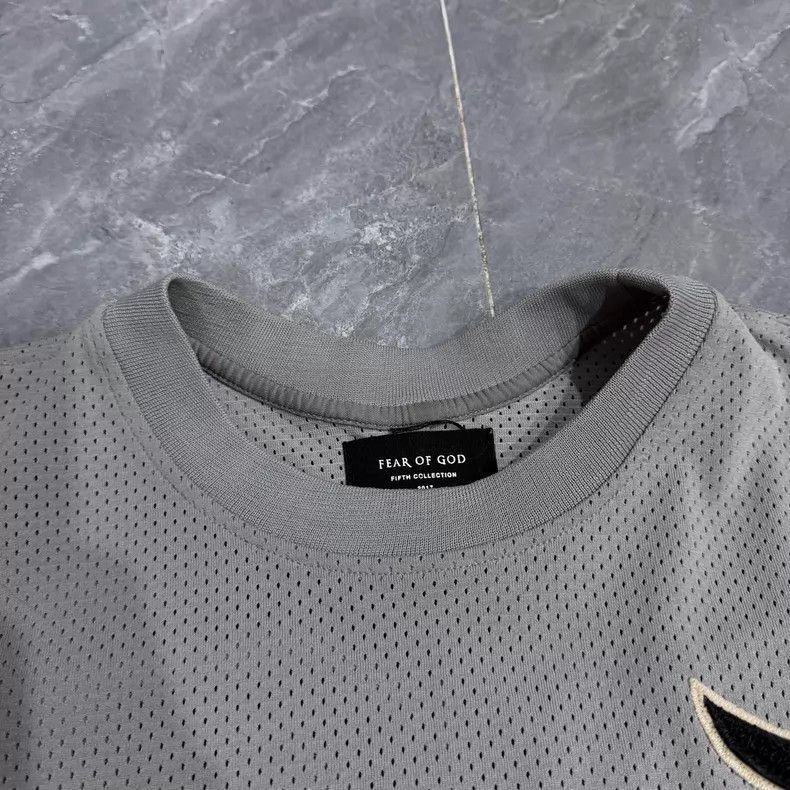 Fear of God Fear of God 5th Quarter Grey Medal Mainline Mesh Short Sle Size US L / EU 52-54 / 3 - 4 Thumbnail