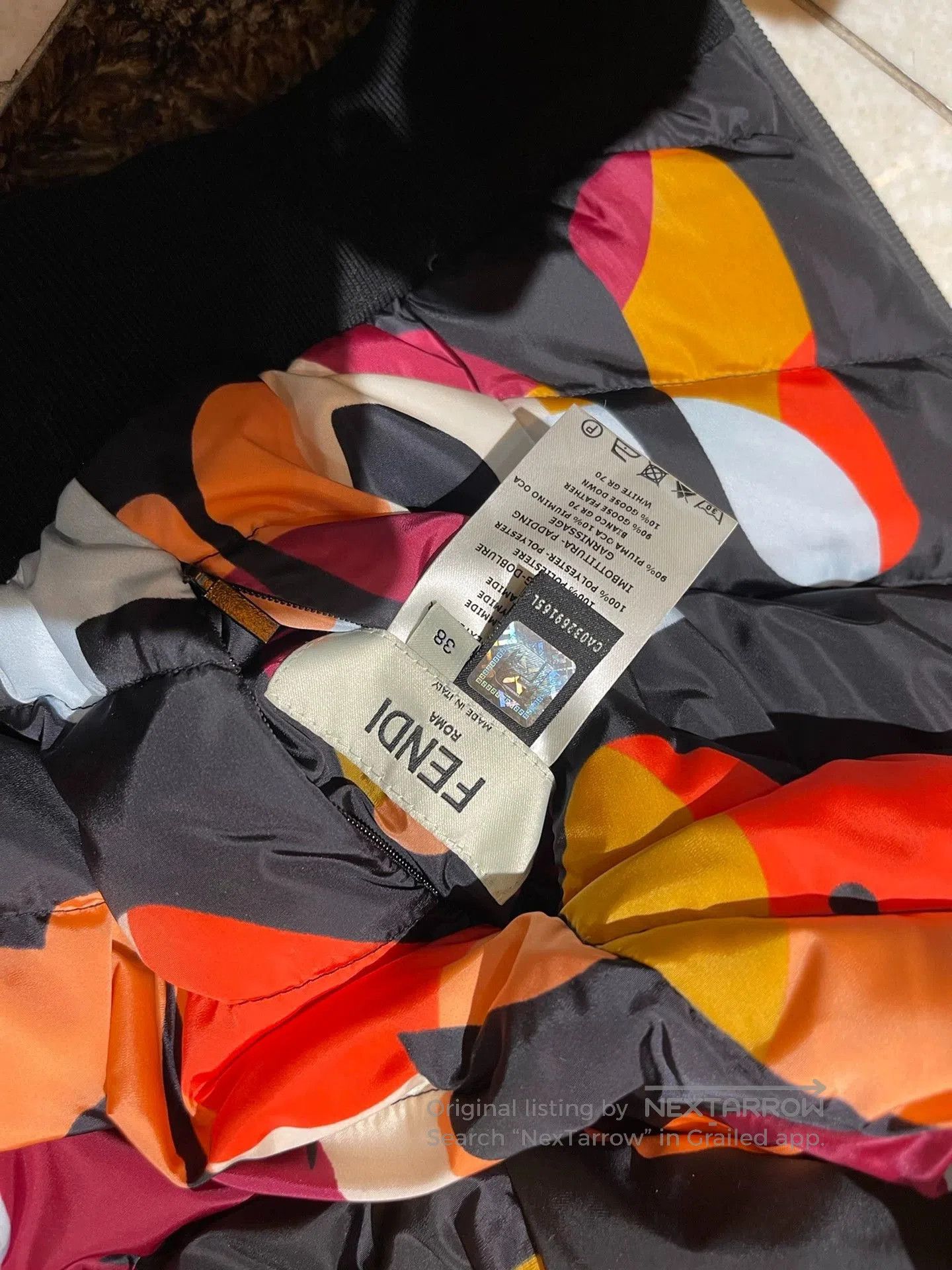 Fendi Fendi Reversible Logo Puffer Jacket. Size US M / EU 48-50 / 2 - 8 Thumbnail