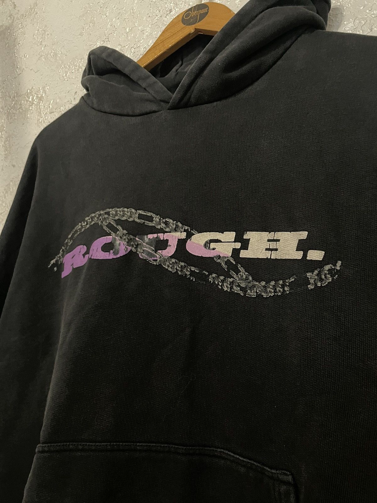 Japanese Brand Rough. Streatwear Hoodie Size US S / EU 44-46 / 1 - 2 Thumbnail