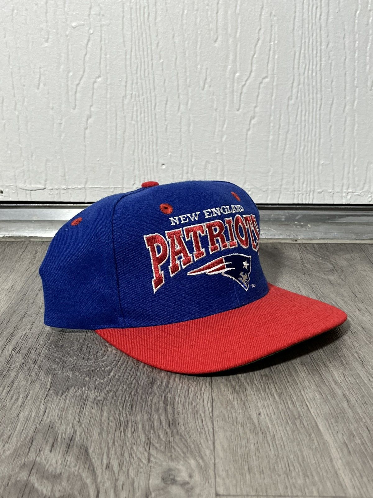 NFL Vintage 90s New England Patriots Logo Snapback Hat Wool 90s Size ONE SIZE - 3 Thumbnail
