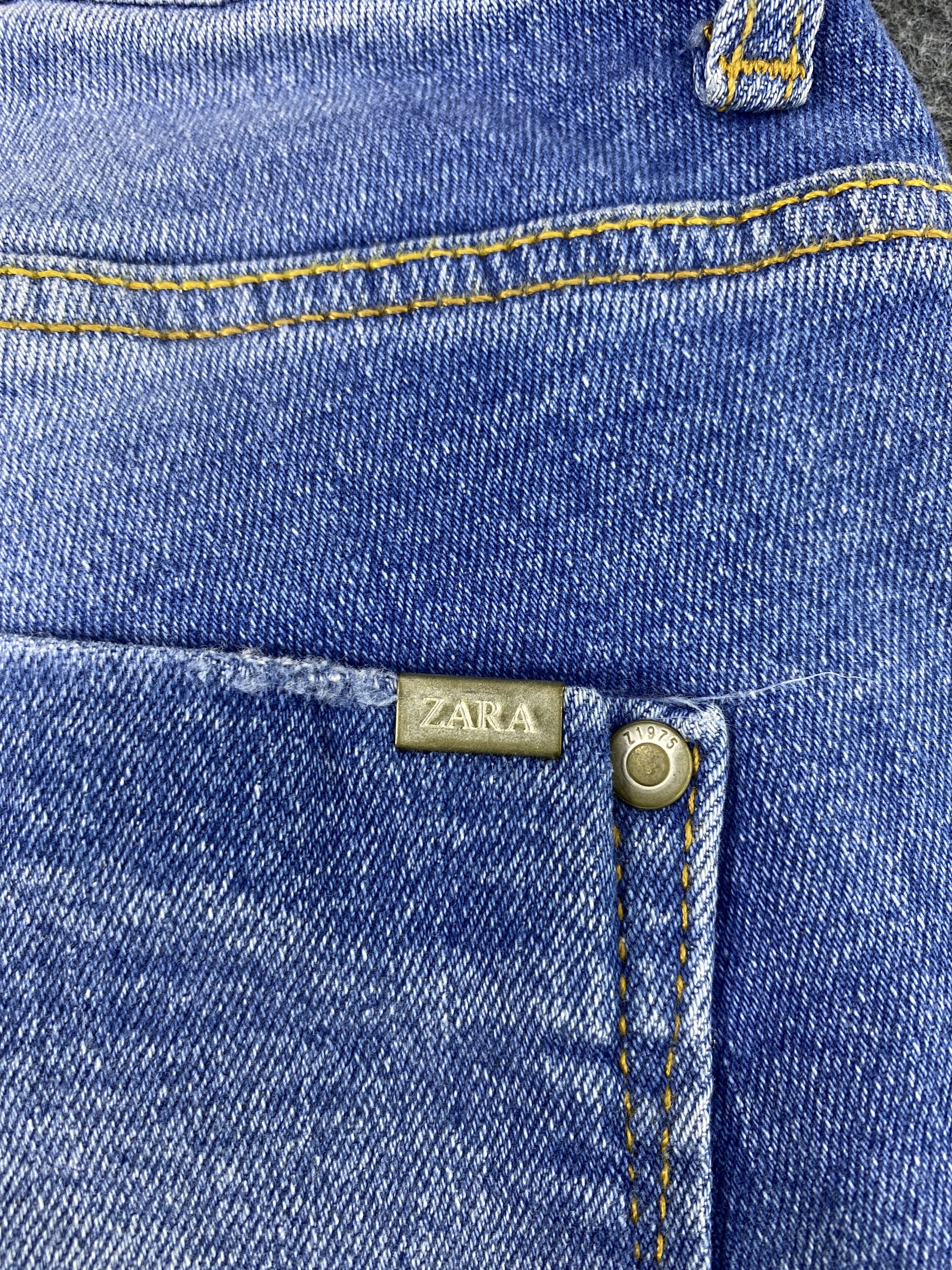Zara Zara Side Stripe Skinny Blue Wash Jeans-J1136 Size 26" / US 2 / IT 38 - 8 Thumbnail