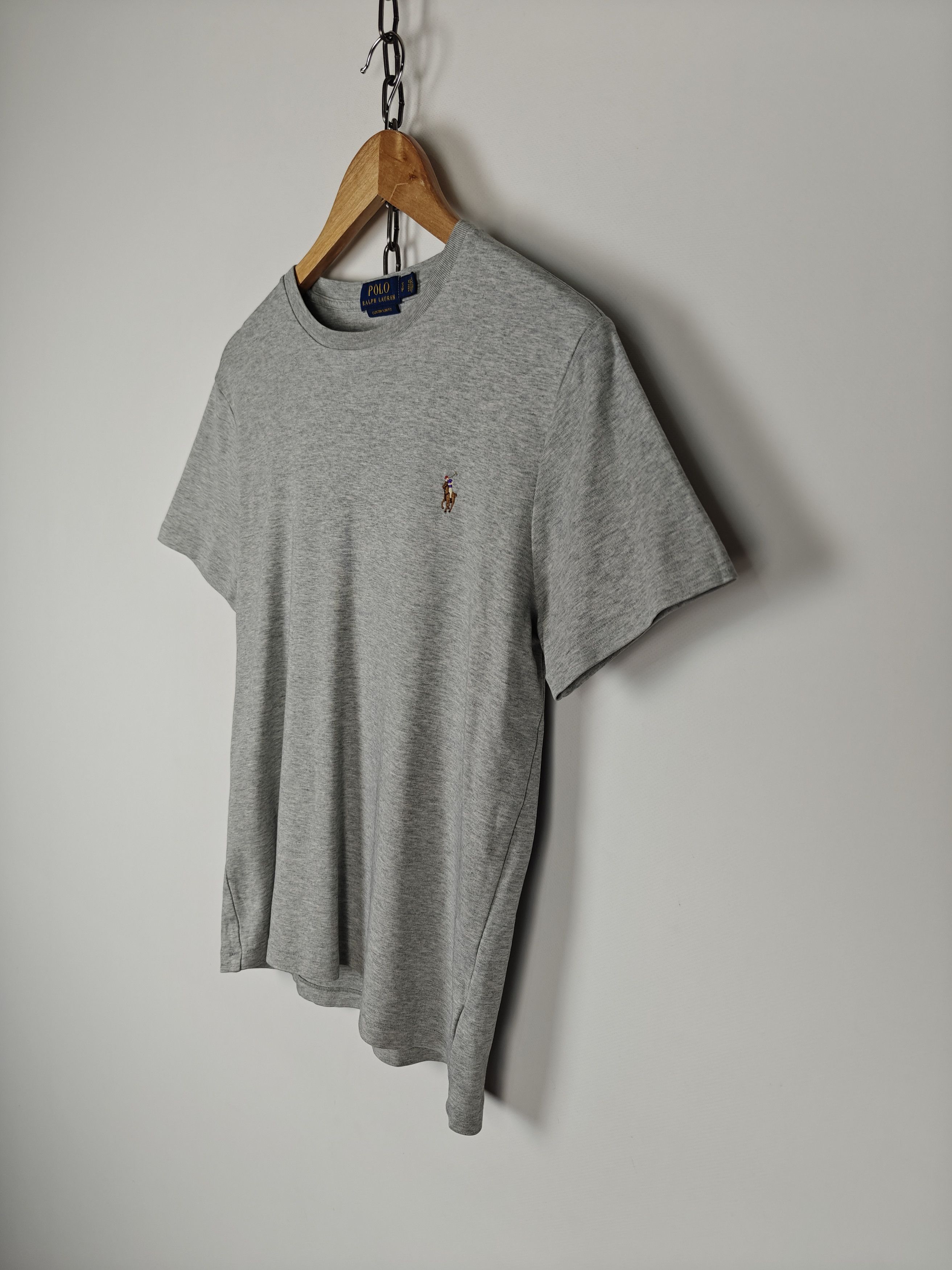 Polo Ralph Lauren Polo Ralph Lauren T-Shirt Custom Slim Fit Gray size S Size US S / EU 44-46 / 1 - 6 Thumbnail