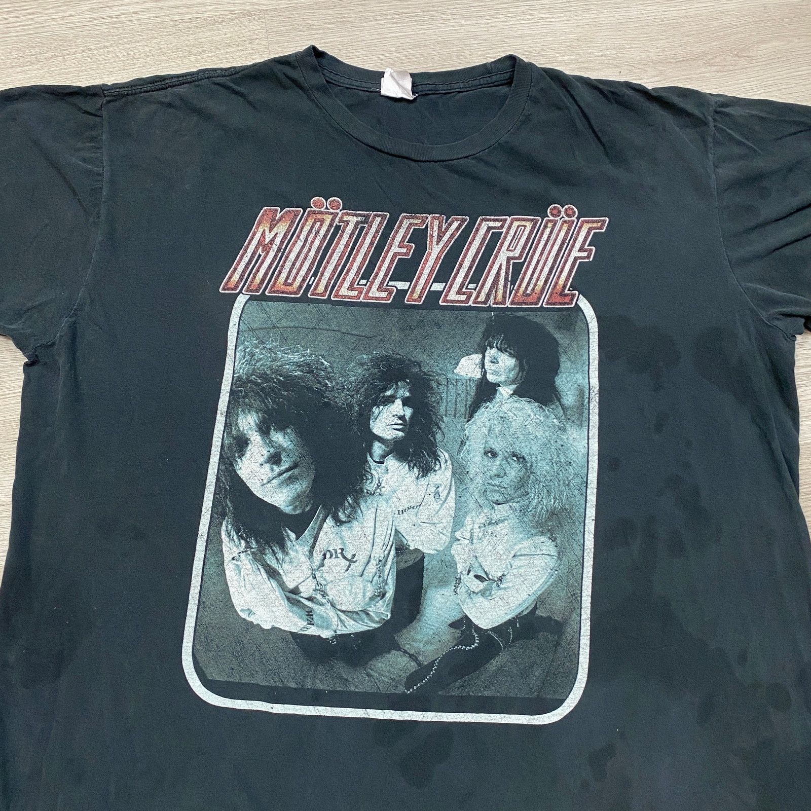 Band Tees × Vintage VTG Y2K Motley Crue Faded Album Shirt 2XL Grunge Punk Rock Size US XXL / EU 58 / 5 - 2 Thumbnail