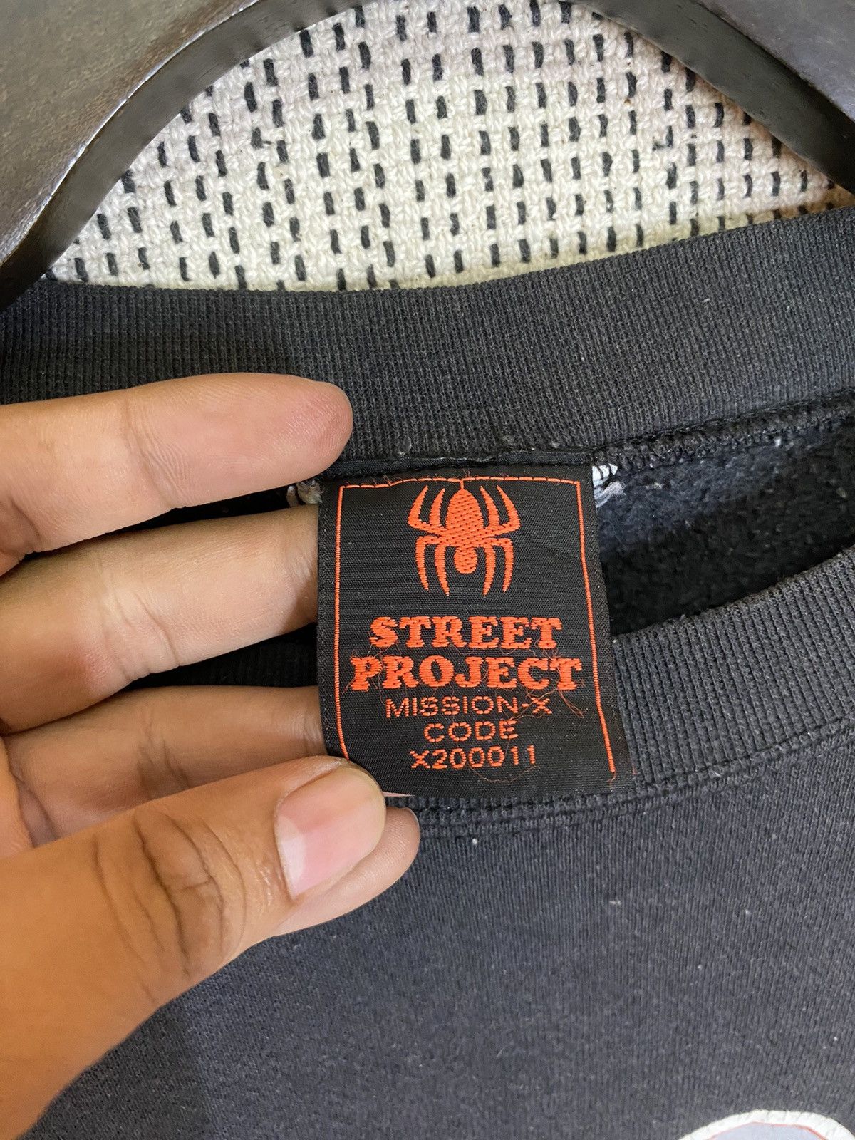 Japanese Brand × Vintage Street project mission x code sweatshirt crewneck Size US XL / EU 56 / 4 - 5 Thumbnail