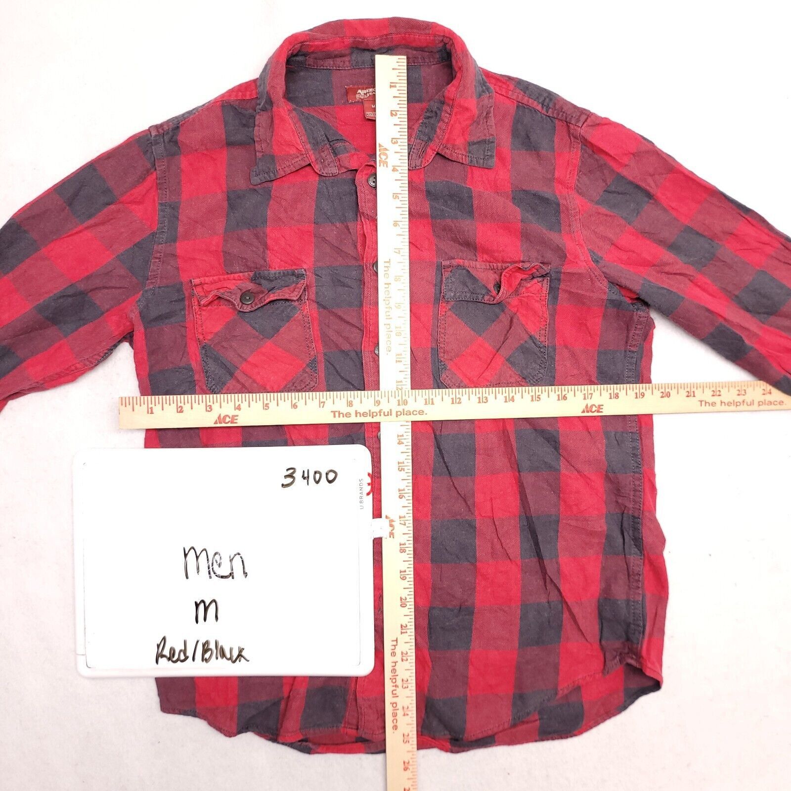 Arizona Jean Co. Arizona Jean Co Buffalo Check Flannel Shirt Mens Size M Red Size US M / EU 48-50 / 2 - 6 Thumbnail