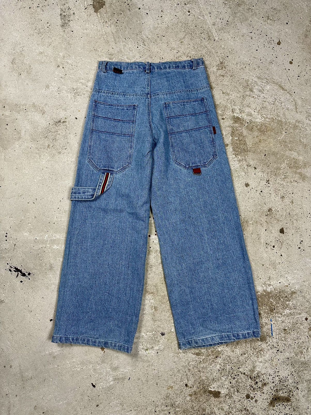 JNCO × Vintage Vintage Y2K Jnco Style Baggy Blue Denim Pants Size US 28 / EU 44 - 14 Thumbnail