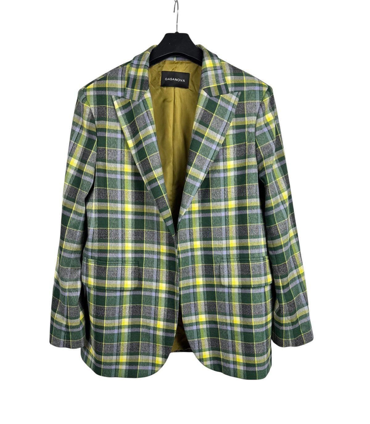 Other Gasanova Plaid Blazer Wool-Viscose One size Size ONE SIZE - 8 Thumbnail