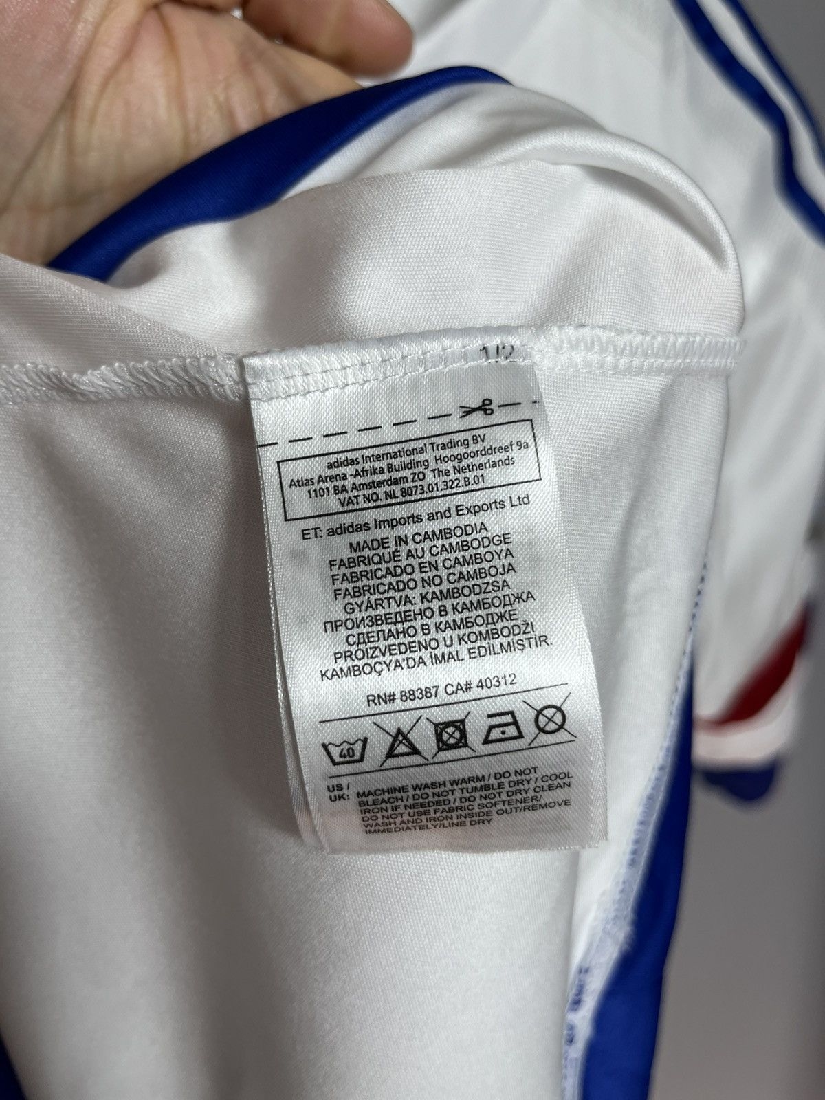 Adidas Chelsea Away Football Shirt 2015 2016 Adidas Barclays Size US M / EU 48-50 / 2 - 10 Thumbnail