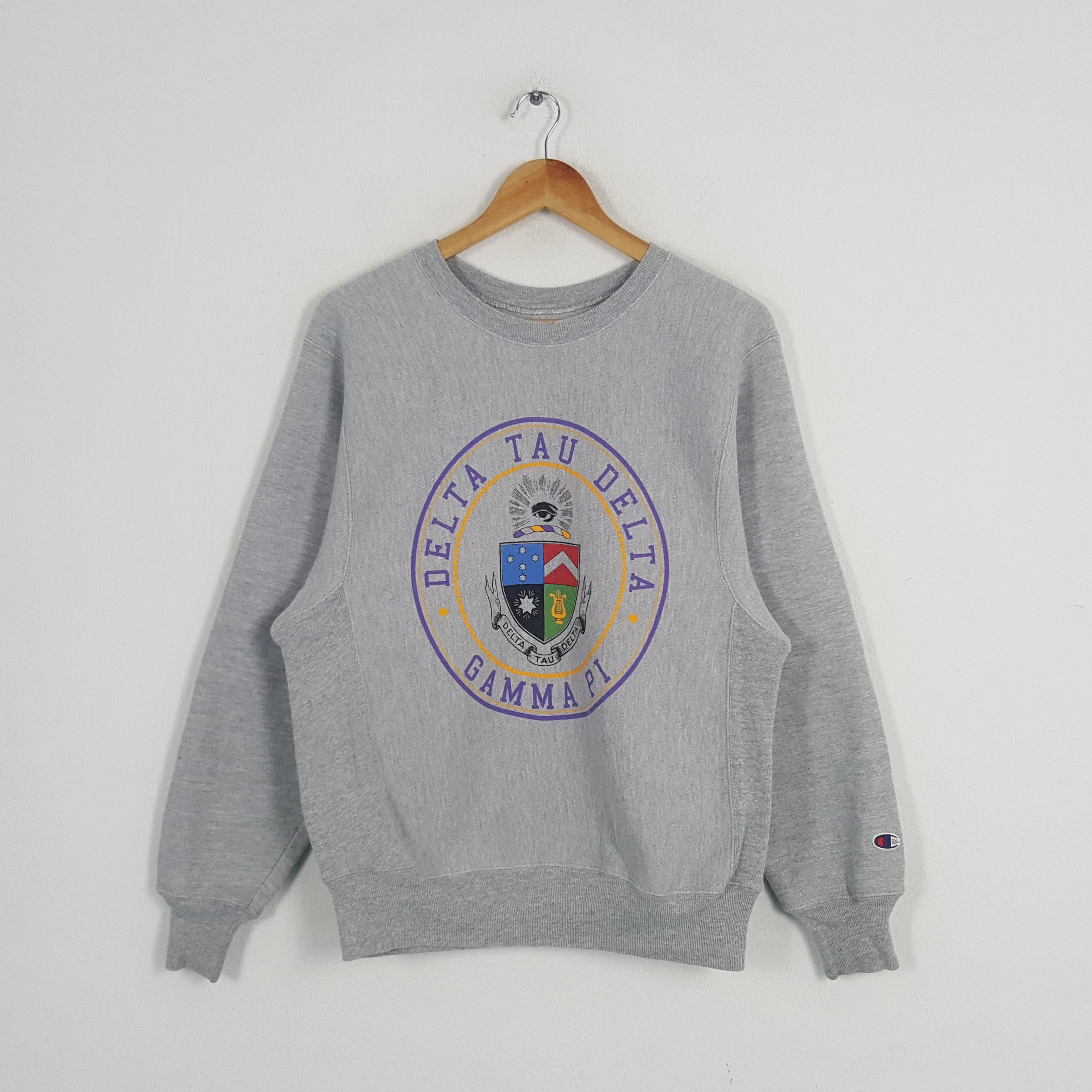 Champion × Vintage Vintage Delta Tau Delta Gamma Pi College Promo Sweatshirt Size US M / EU 48-50 / 2 - 1 Thumbnail