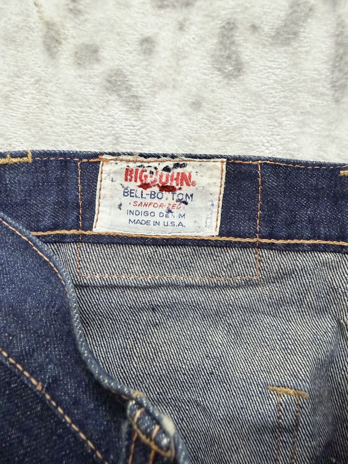 Big John Vintage Big John Bell Bottom Flare Patch Bush Pant Denim Size US 29 - 16 Thumbnail