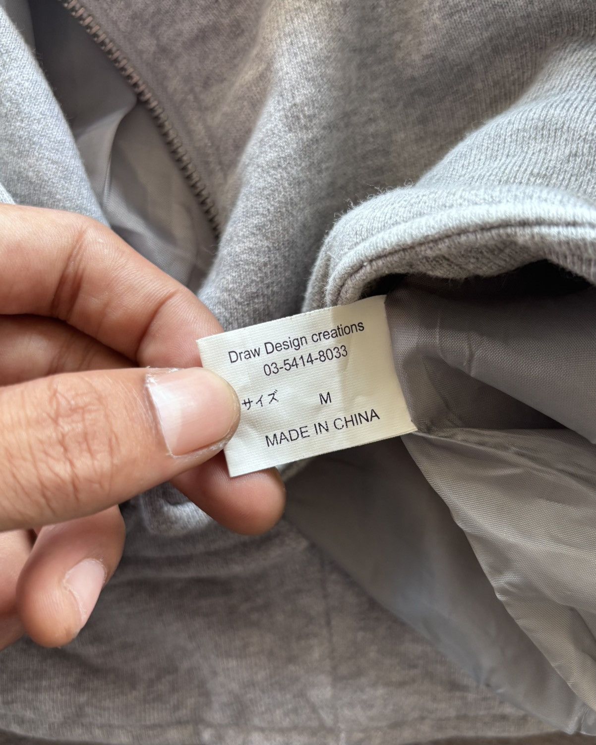 Japanese Brand Pine Bluff Assymetrical Grey Sweatshirt Jacket Size US M / EU 48-50 / 2 - 6 Thumbnail