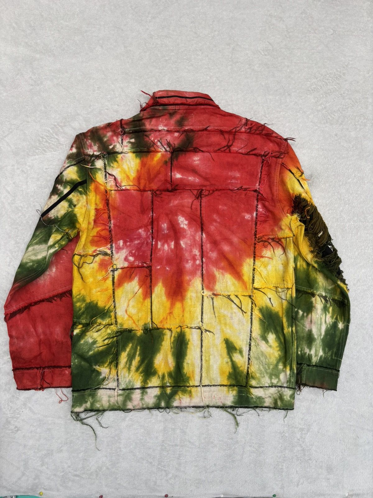 NEXUSVII Rare NexusVII x Psychopath Deconstructed Denim Jacket Size US XL / EU 56 / 4 - 2 Thumbnail