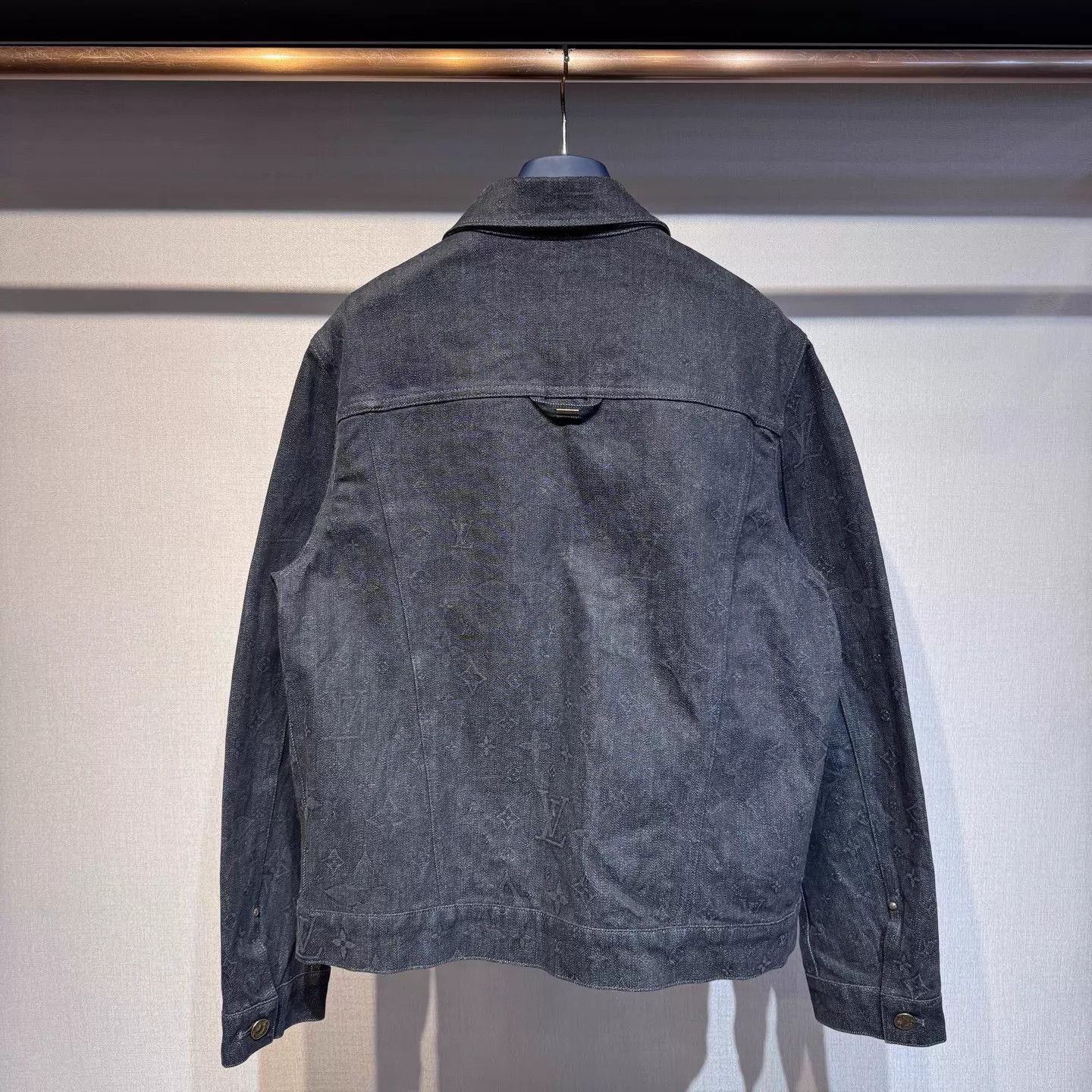 Louis Vuitton LV black distressed denim jacket 46 NEW with tag Size US S / EU 44-46 / 1 - 5 Thumbnail
